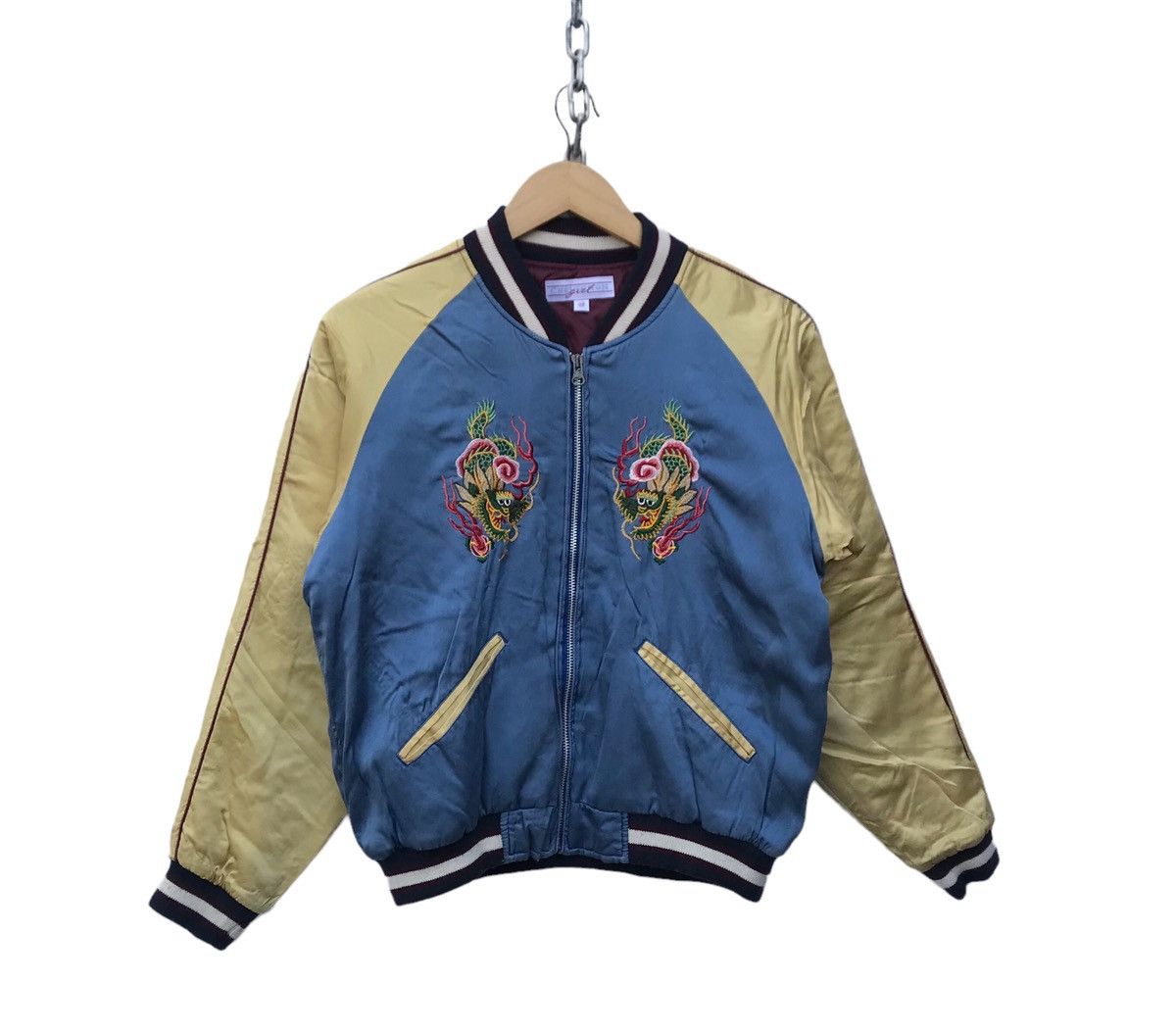 Chevignon Rare Chevignon Girl Sukajan Embroidery Souvenir Women Jacket Size M / US 6-8 / IT 42-44 - 2 Thumbnail