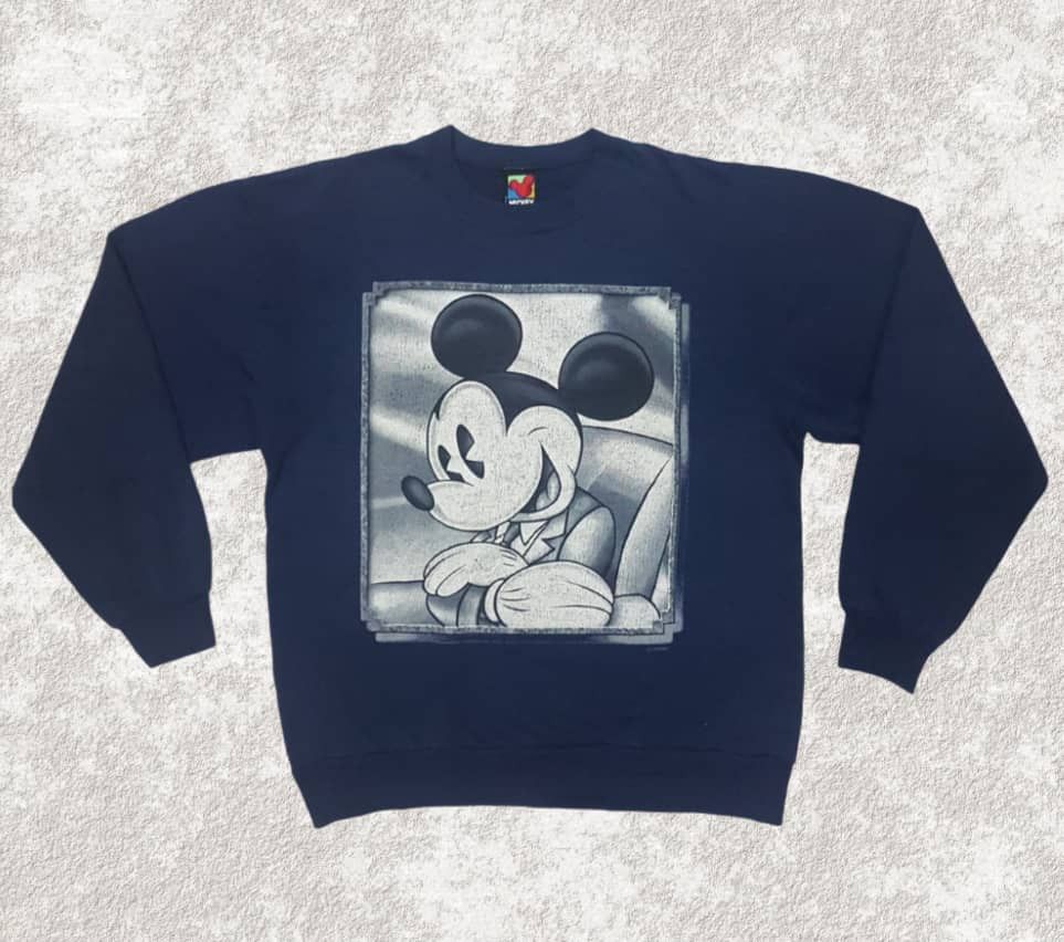 Disney × Mickey Mouse × Vintage Vintage Mickey Mouse Sweatshirt By Disney Velva Sheen Size US L / EU 52-54 / 3 - 1 Thumbnail