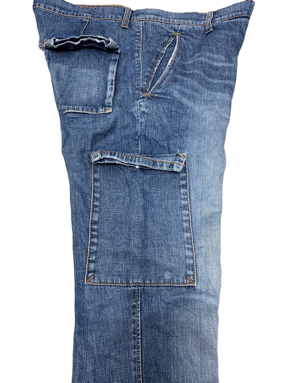 CABANE de ZUCCa × Designer × Japanese Brand CABANE DE ZUCCA CARGO PATTERN JEANS Size US 33 - 12 Thumbnail