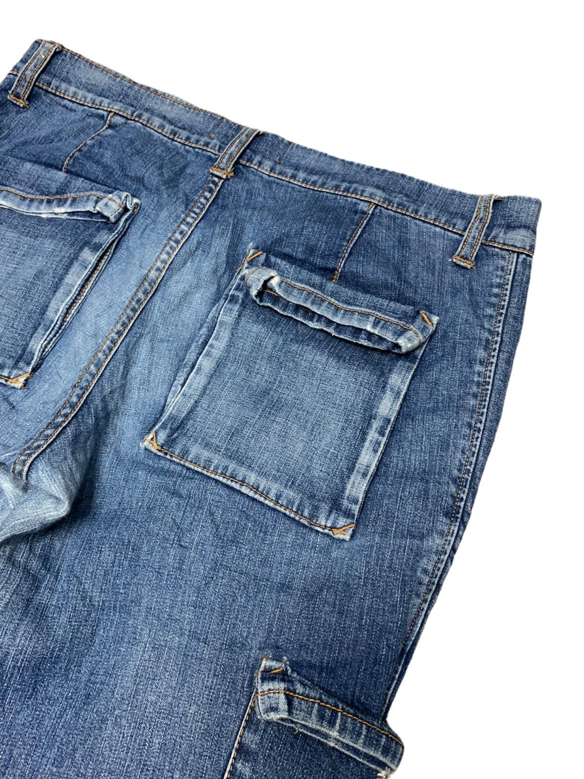 CABANE de ZUCCa × Designer × Japanese Brand CABANE DE ZUCCA CARGO PATTERN JEANS Size US 33 - 8 Thumbnail