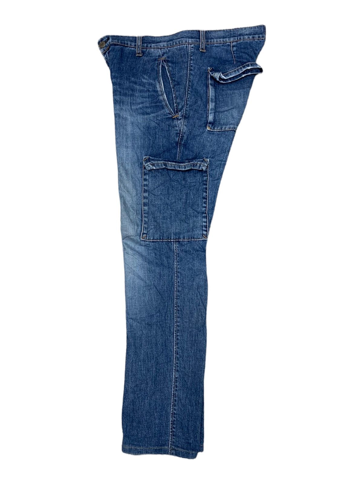 CABANE de ZUCCa × Designer × Japanese Brand CABANE DE ZUCCA CARGO PATTERN JEANS Size US 33 - 9 Thumbnail