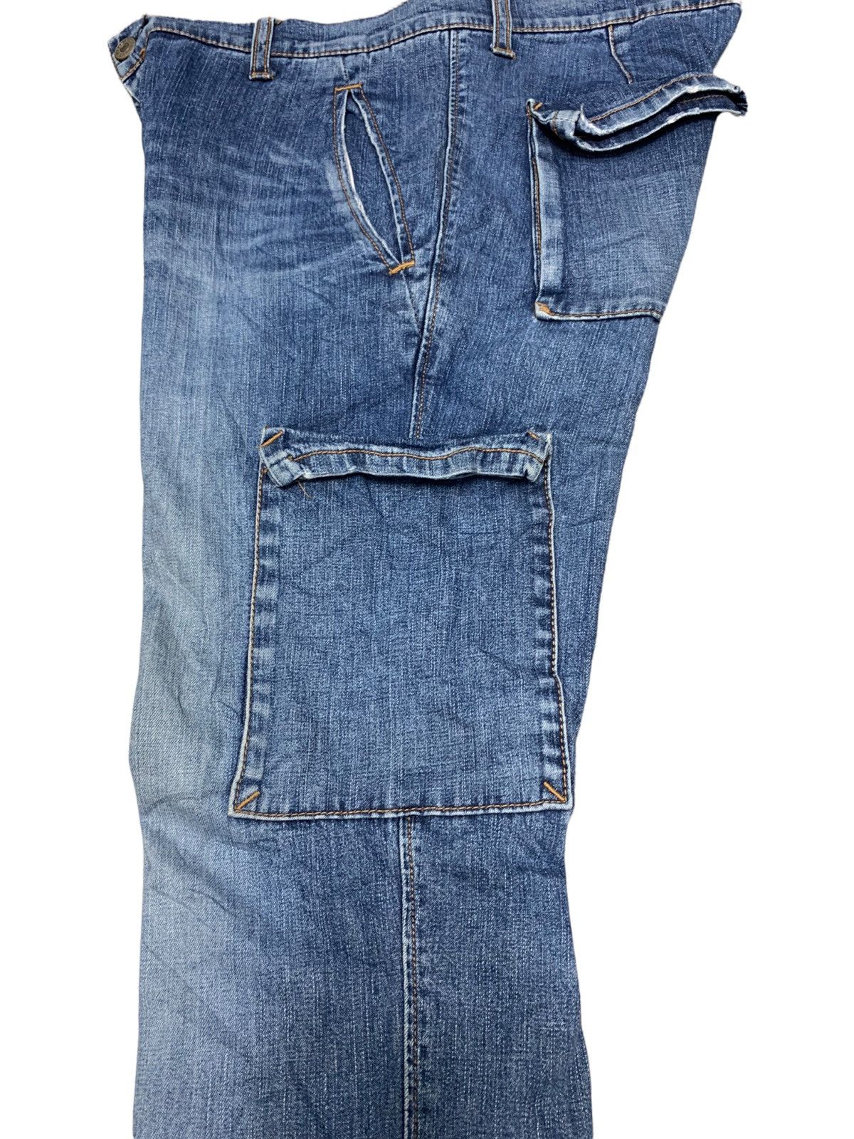 CABANE de ZUCCa × Designer × Japanese Brand CABANE DE ZUCCA CARGO PATTERN JEANS Size US 33 - 10 Thumbnail