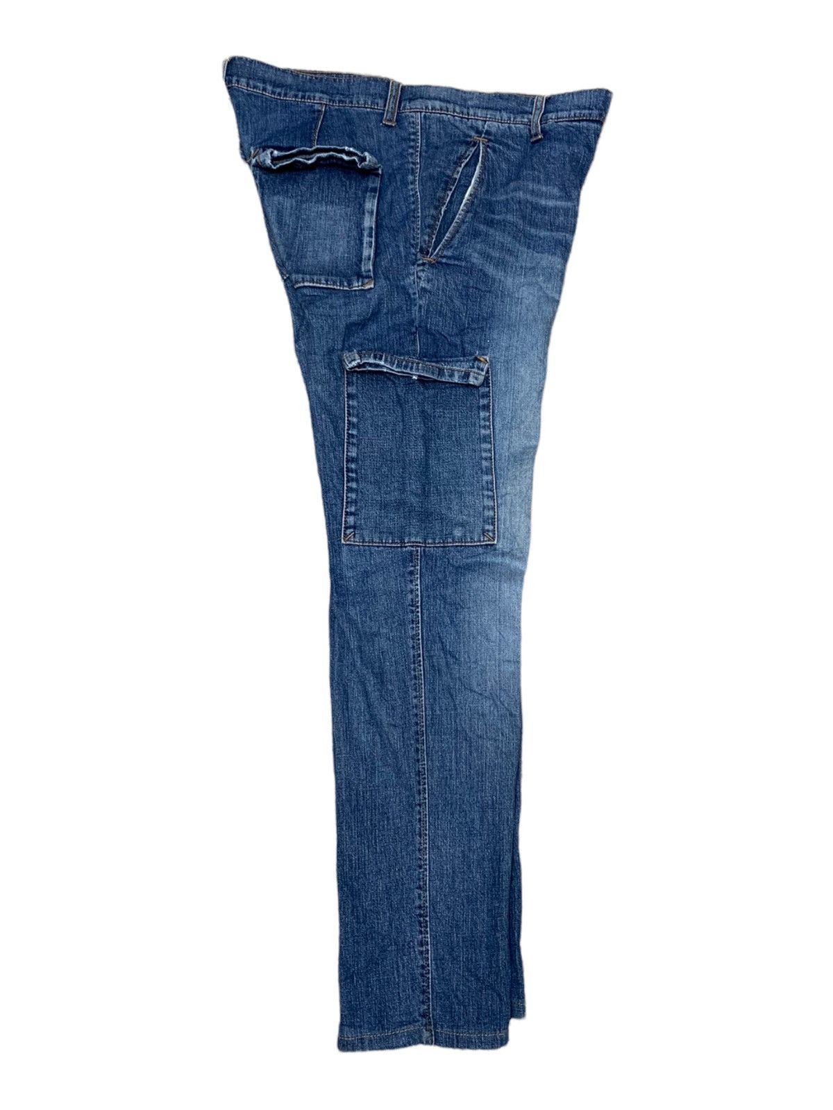 CABANE de ZUCCa × Designer × Japanese Brand CABANE DE ZUCCA CARGO PATTERN JEANS Size US 33 - 11 Thumbnail