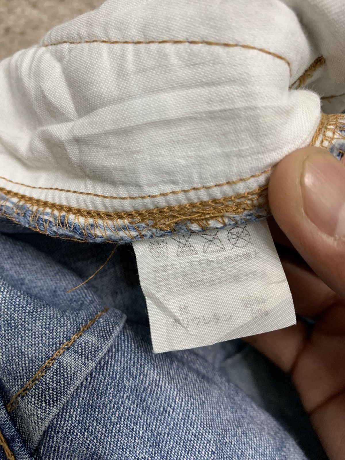 CABANE de ZUCCa × Designer × Japanese Brand CABANE DE ZUCCA CARGO PATTERN JEANS Size US 33 - 15 Thumbnail