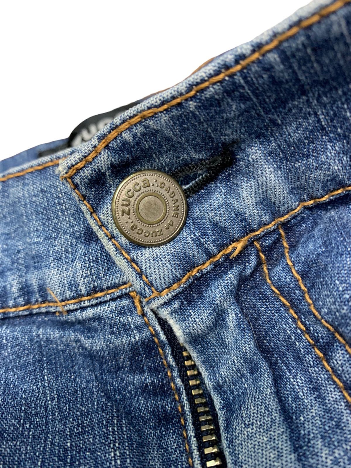 CABANE de ZUCCa × Designer × Japanese Brand CABANE DE ZUCCA CARGO PATTERN JEANS Size US 33 - 4 Thumbnail