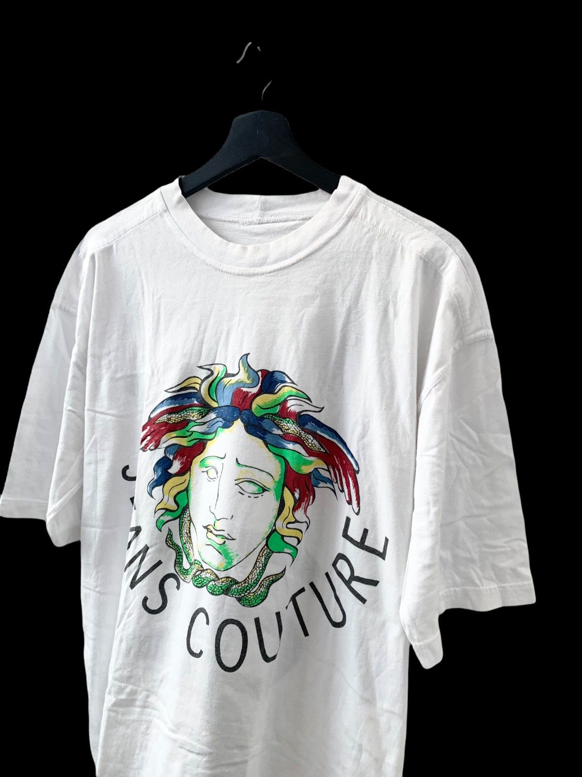 Versace Jeans Couture VERSACE JEANS COUTURE BIG LOGO AND SPELL OUT AT BACK SHIRT Size US L / EU 52-54 / 3 - 8 Thumbnail