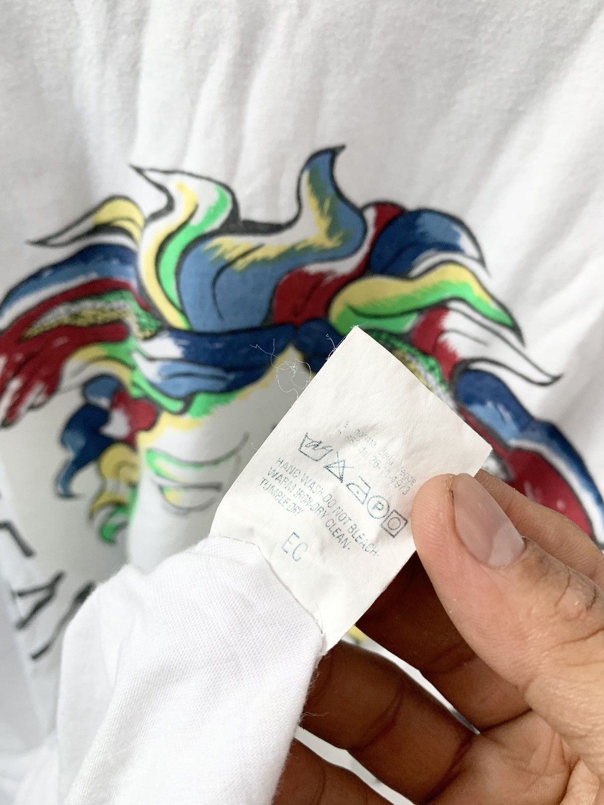 Versace Jeans Couture VERSACE JEANS COUTURE BIG LOGO AND SPELL OUT AT BACK SHIRT Size US L / EU 52-54 / 3 - 6 Thumbnail