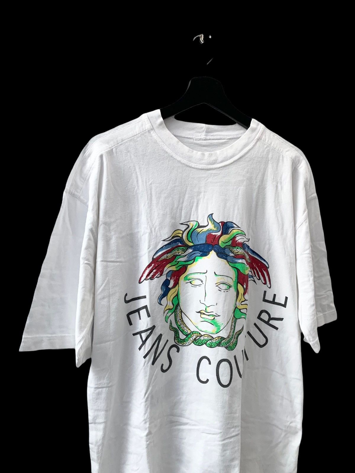 Versace Jeans Couture VERSACE JEANS COUTURE BIG LOGO AND SPELL OUT AT BACK SHIRT Size US L / EU 52-54 / 3 - 7 Thumbnail