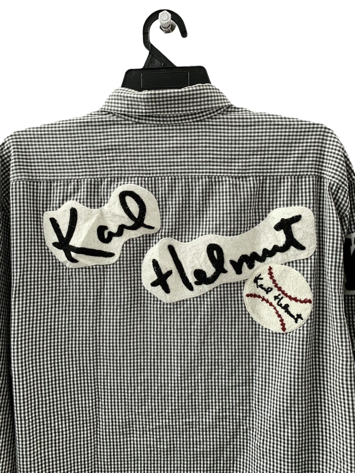 Designer × Japanese Brand × Karl Helmut KARL HELMUT RARE DESIGN SHIRT BUTTONS UP Size US XL / EU 56 / 4 - 4 Thumbnail