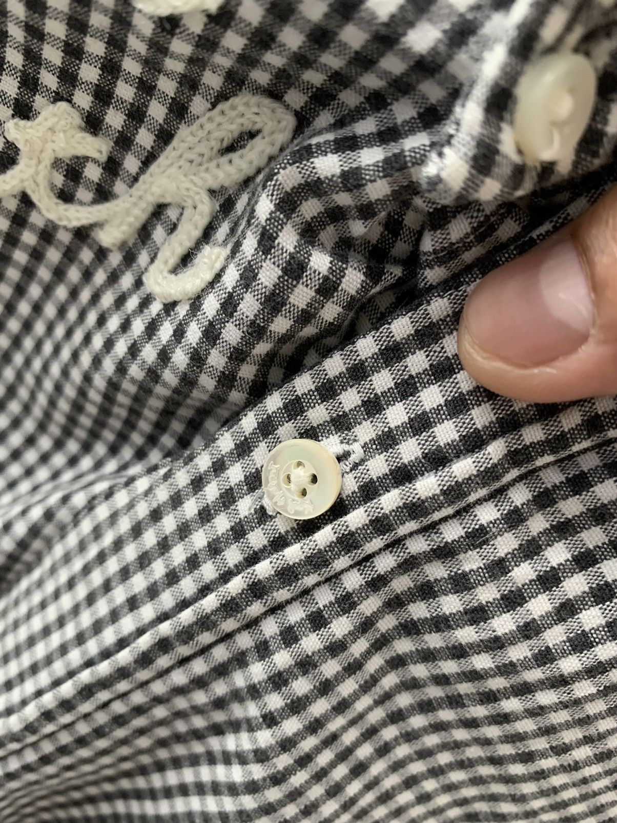 Designer × Japanese Brand × Karl Helmut KARL HELMUT RARE DESIGN SHIRT BUTTONS UP Size US XL / EU 56 / 4 - 13 Thumbnail