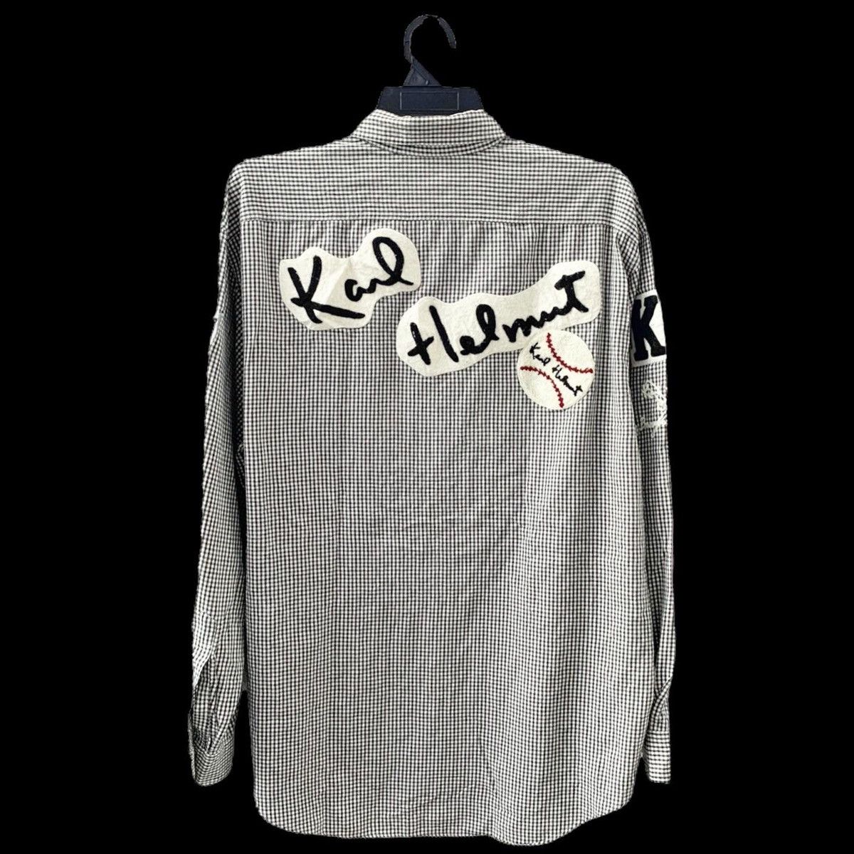 Designer × Japanese Brand × Karl Helmut KARL HELMUT RARE DESIGN SHIRT BUTTONS UP Size US XL / EU 56 / 4 - 2 Thumbnail