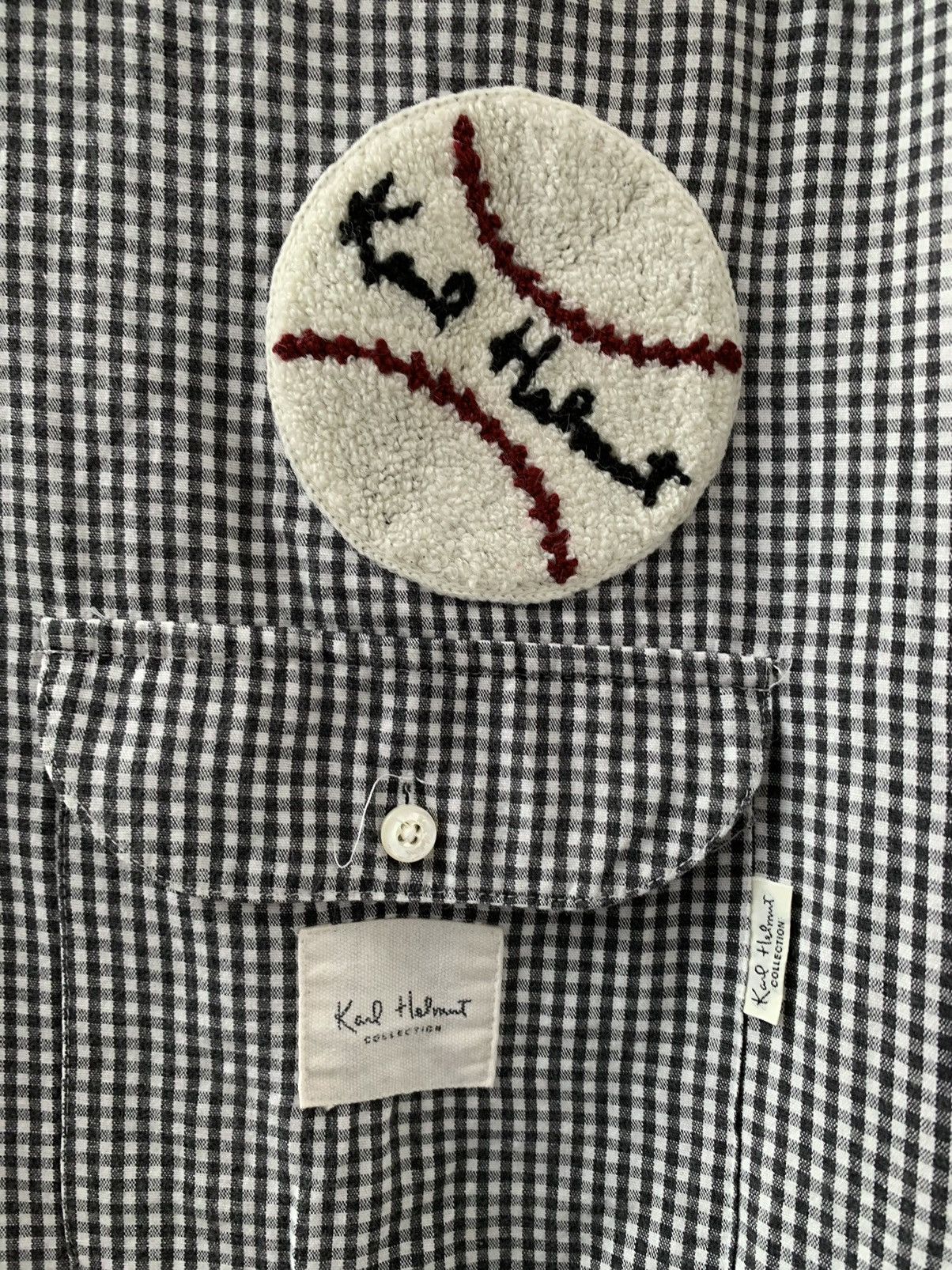 Designer × Japanese Brand × Karl Helmut KARL HELMUT RARE DESIGN SHIRT BUTTONS UP Size US XL / EU 56 / 4 - 10 Thumbnail