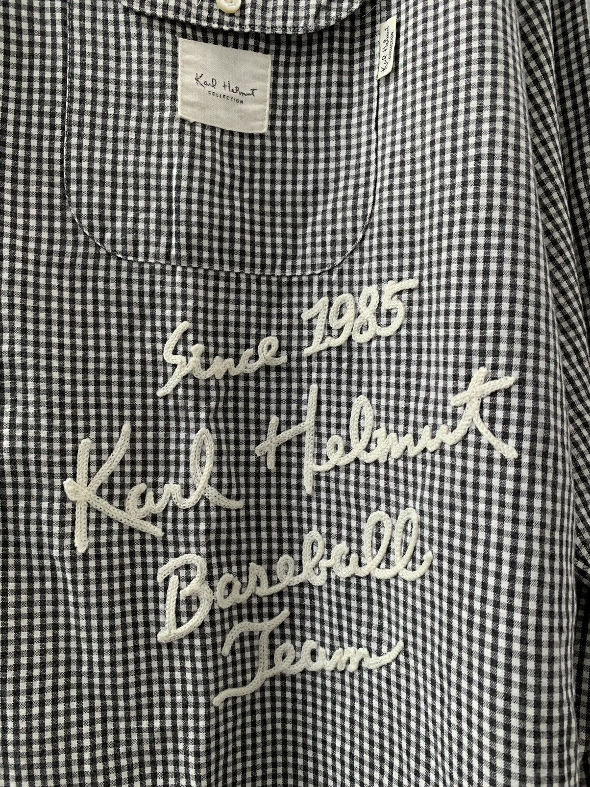 Designer × Japanese Brand × Karl Helmut KARL HELMUT RARE DESIGN SHIRT BUTTONS UP Size US XL / EU 56 / 4 - 11 Thumbnail