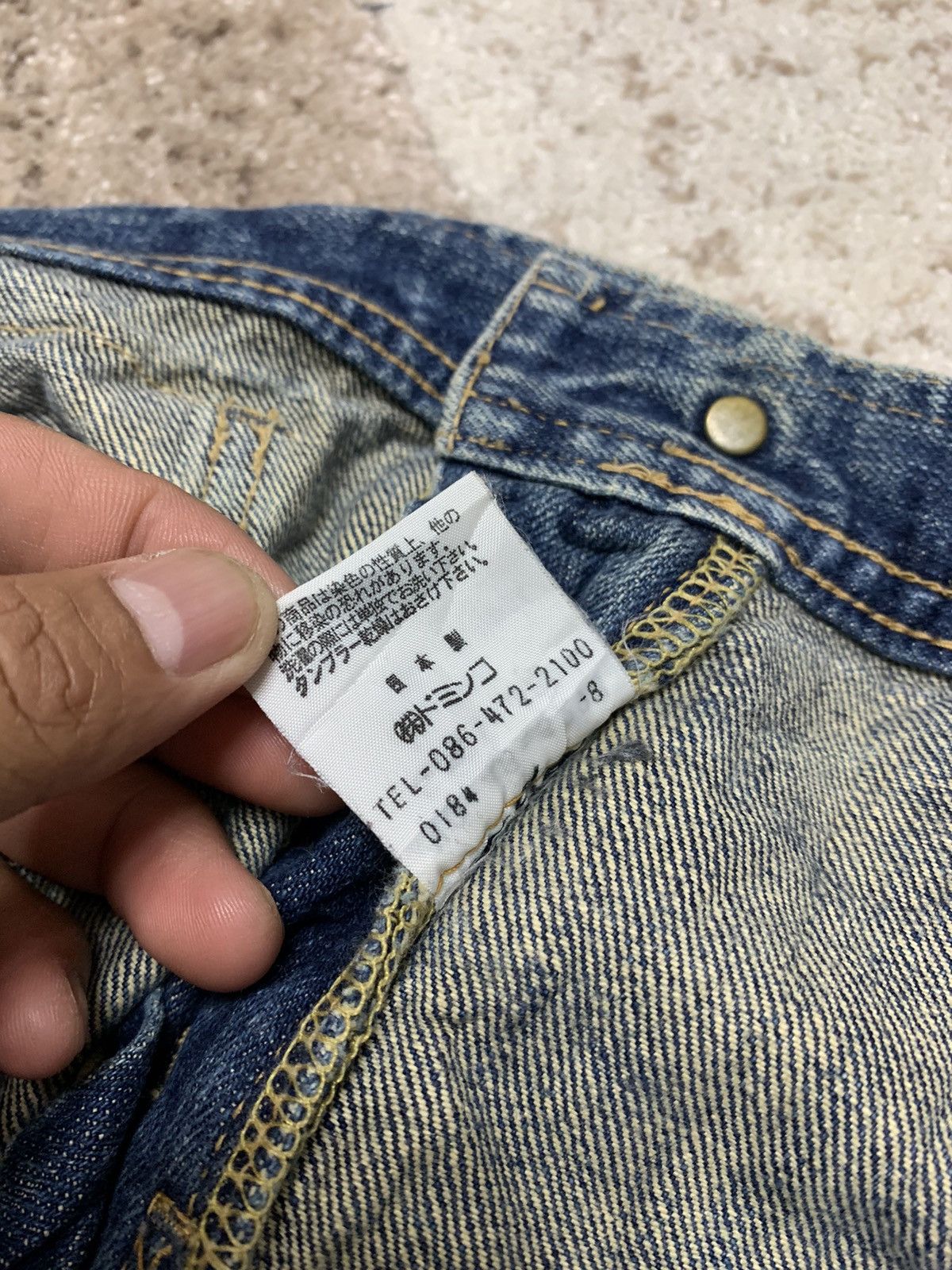 Japanese Brand × Spellbound Vintage Japanese Brand Spellbound Distressed Jeans Size US 35 - 6 Thumbnail