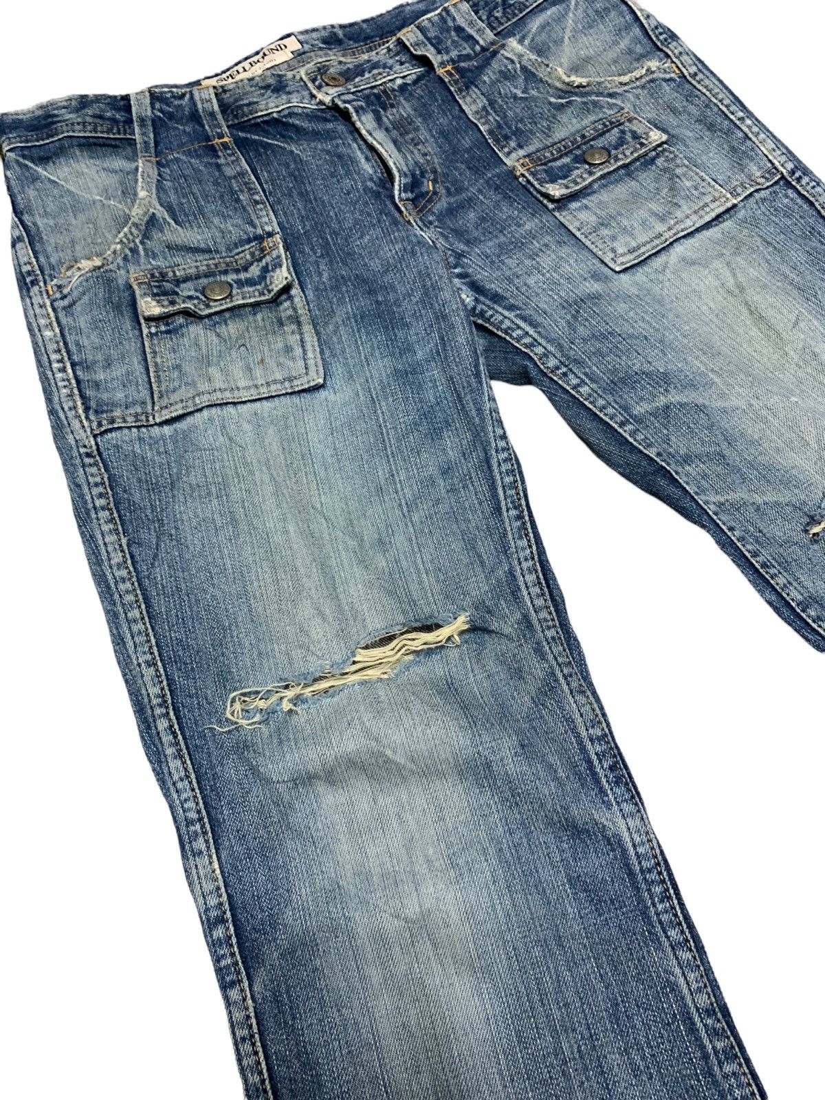 Japanese Brand × Spellbound Vintage Japanese Brand Spellbound Distressed Jeans Size US 35 - 10 Thumbnail