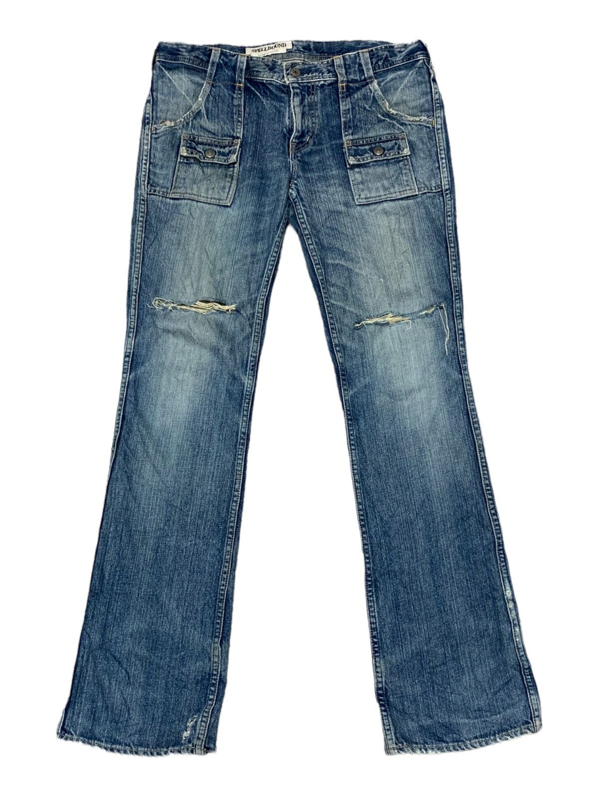 Japanese Brand × Spellbound Vintage Japanese Brand Spellbound Distressed Jeans Size US 35 - 1 Thumbnail