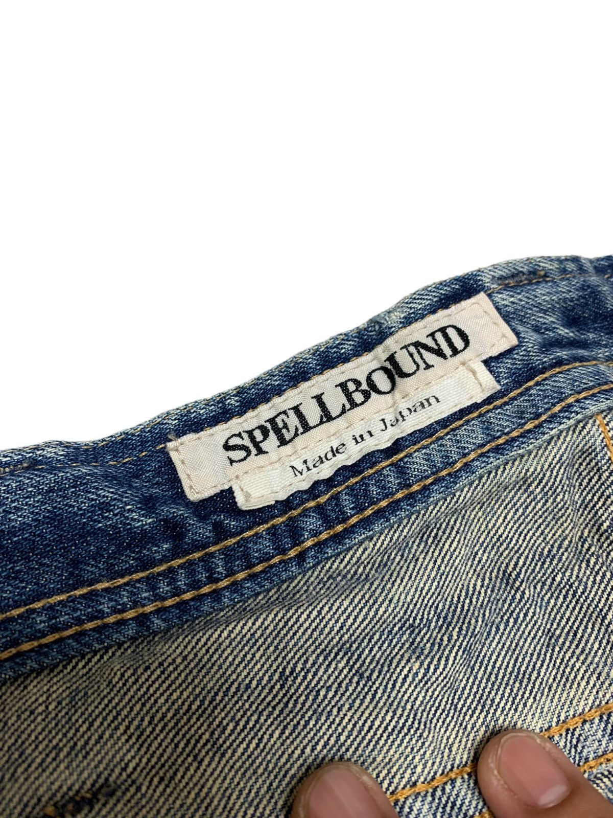Japanese Brand × Spellbound Vintage Japanese Brand Spellbound Distressed Jeans Size US 35 - 4 Thumbnail