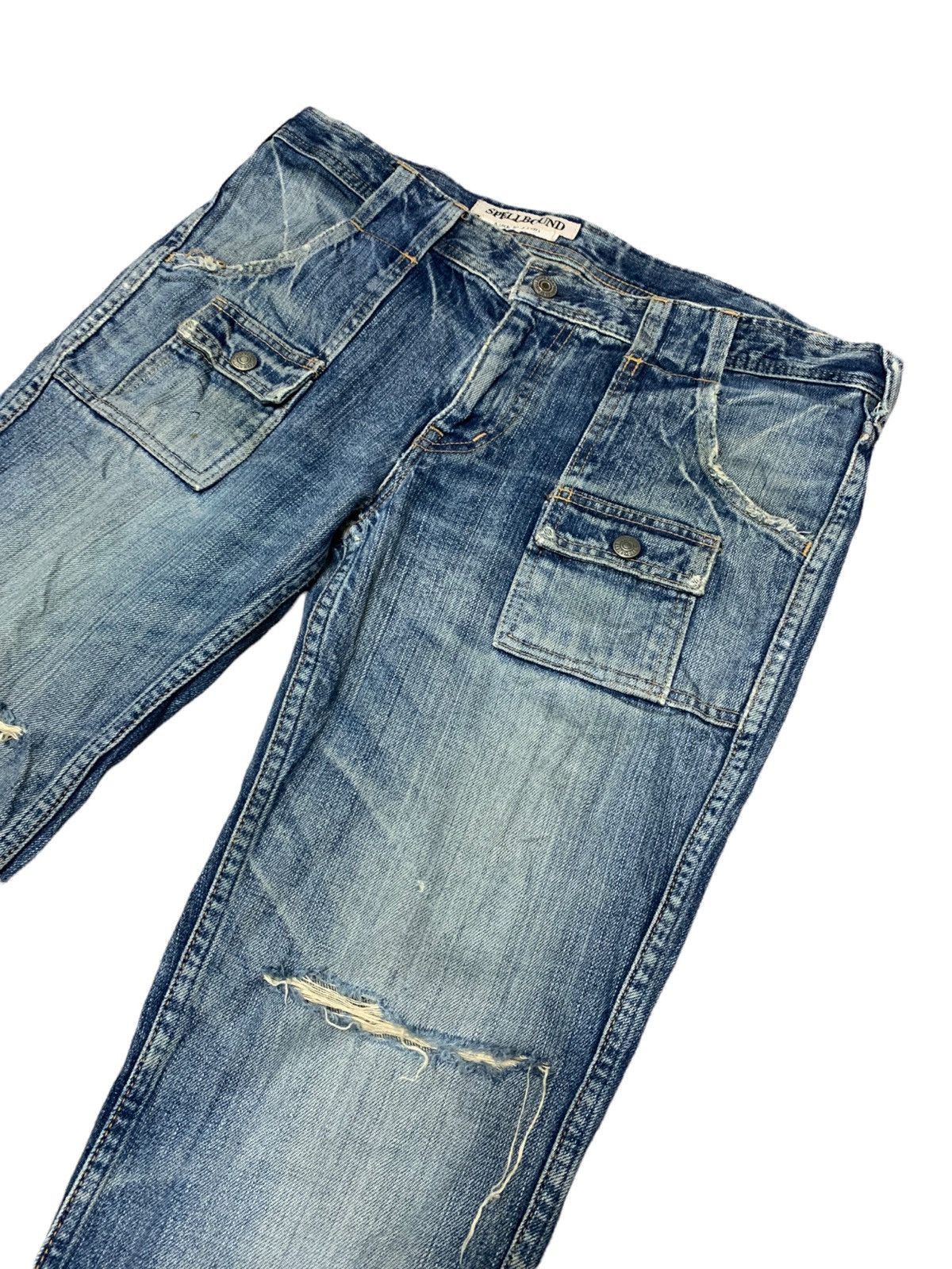 Japanese Brand × Spellbound Vintage Japanese Brand Spellbound Distressed Jeans Size US 35 - 8 Thumbnail