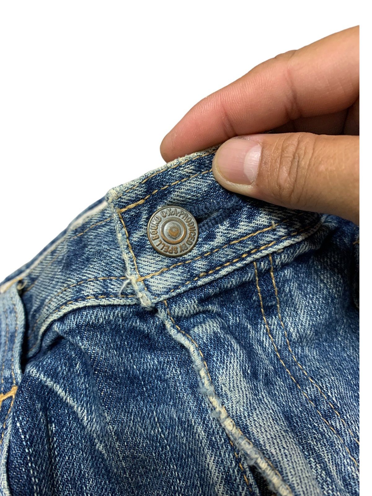Japanese Brand × Spellbound Vintage Japanese Brand Spellbound Distressed Jeans Size US 35 - 12 Thumbnail