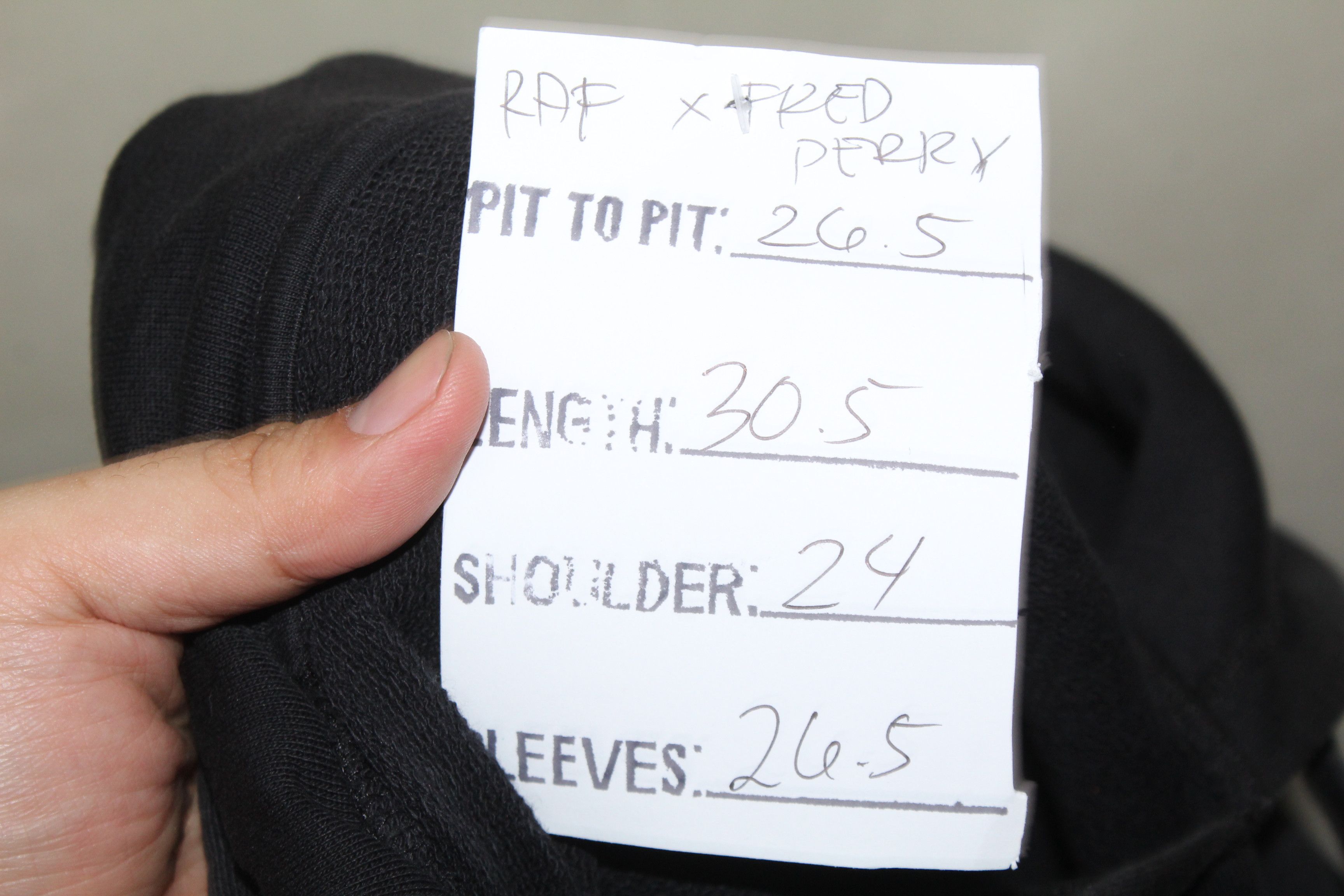 Fred Perry × Raf Simons Raf Simons x Fred Perry UK Punk Distressed Oversized Hoodie Size US L / EU 52-54 / 3 - 5 Thumbnail