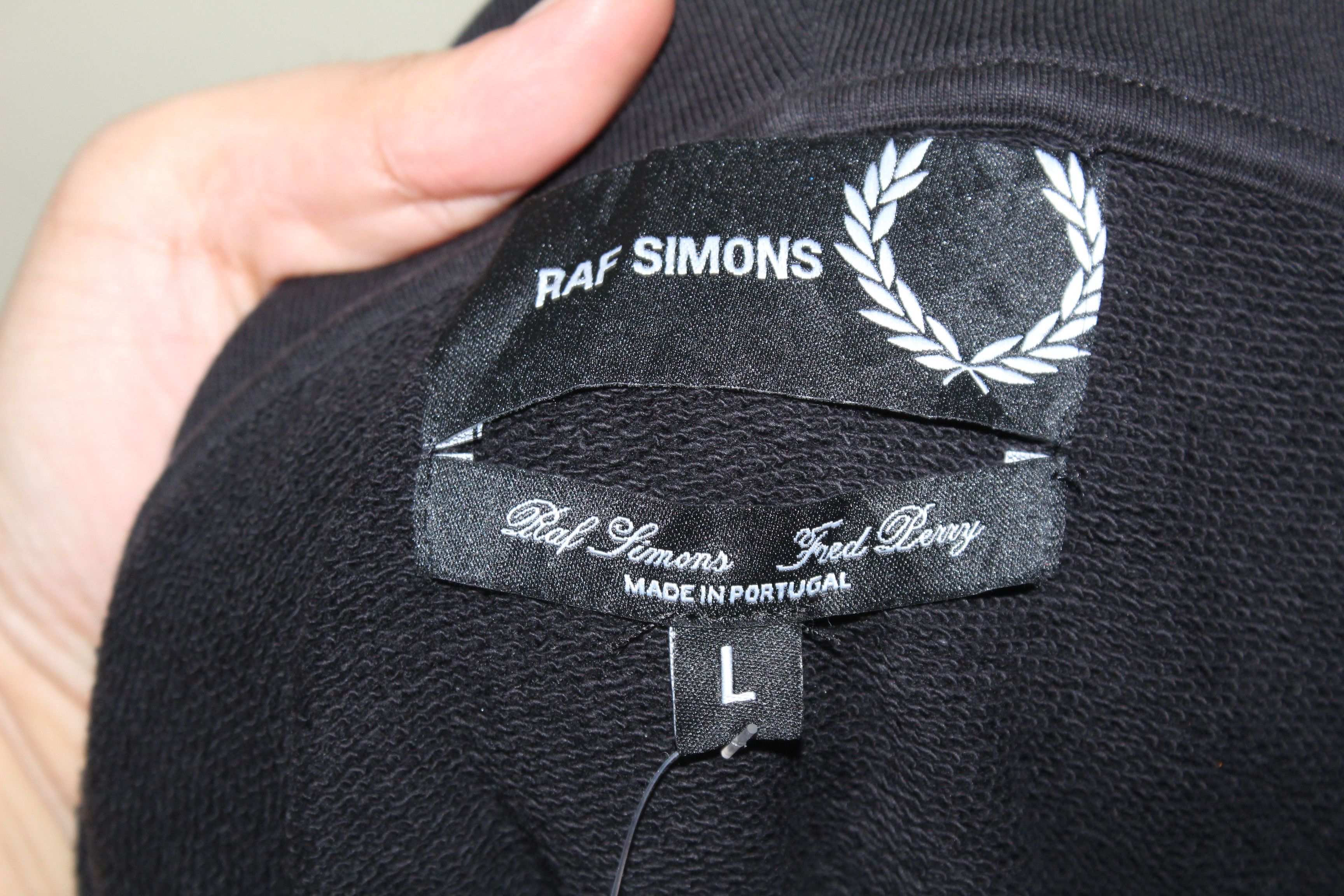 Fred Perry × Raf Simons Raf Simons x Fred Perry UK Punk Distressed Oversized Hoodie Size US L / EU 52-54 / 3 - 4 Thumbnail