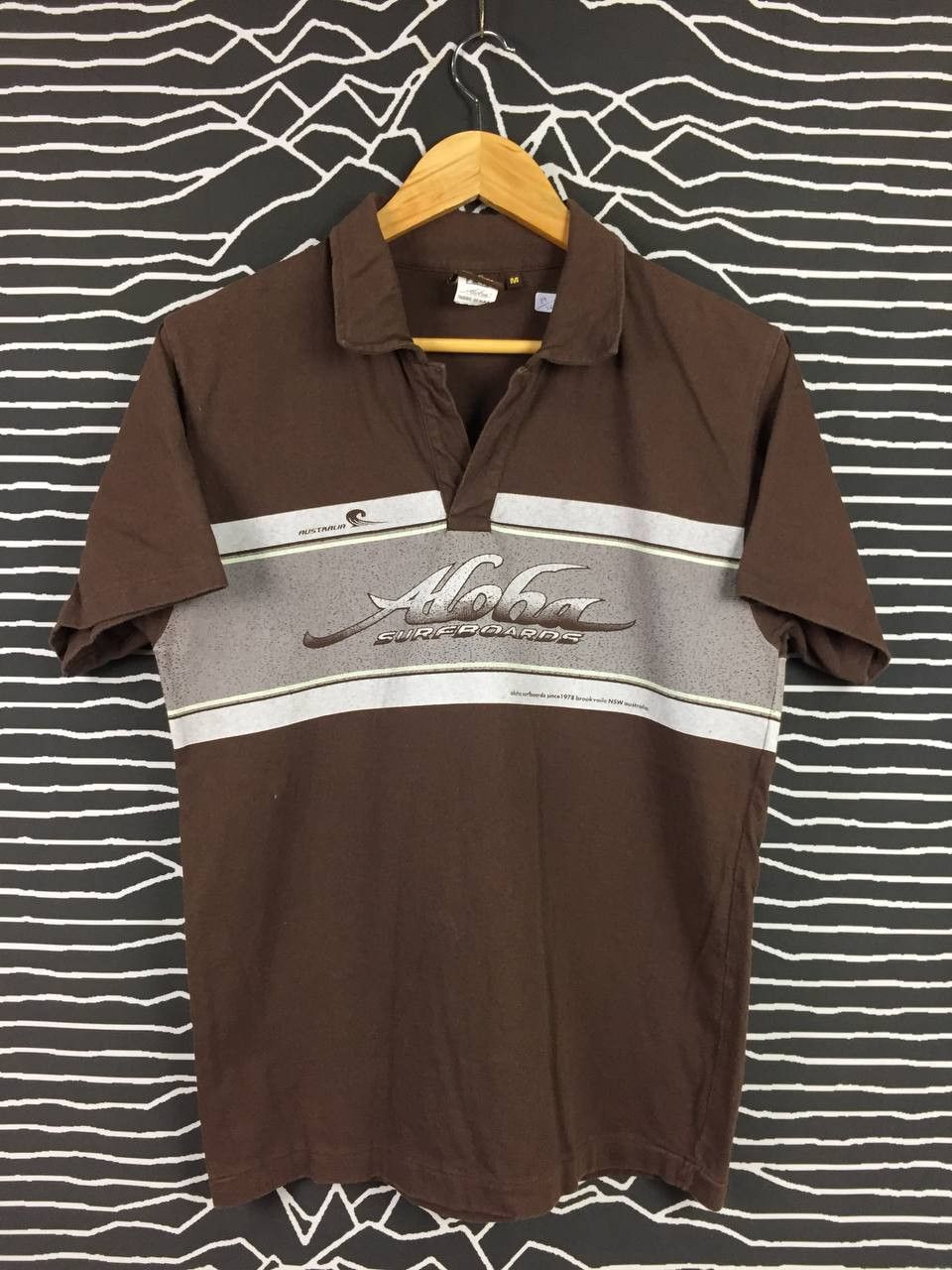Vintage Vtg Aloha Surf Hawaii Stripe Polo Tee Size US M / EU 48-50 / 2 - 2 Thumbnail