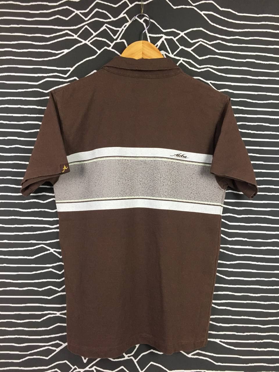 Vintage Vtg Aloha Surf Hawaii Stripe Polo Tee Size US M / EU 48-50 / 2 - 4 Thumbnail