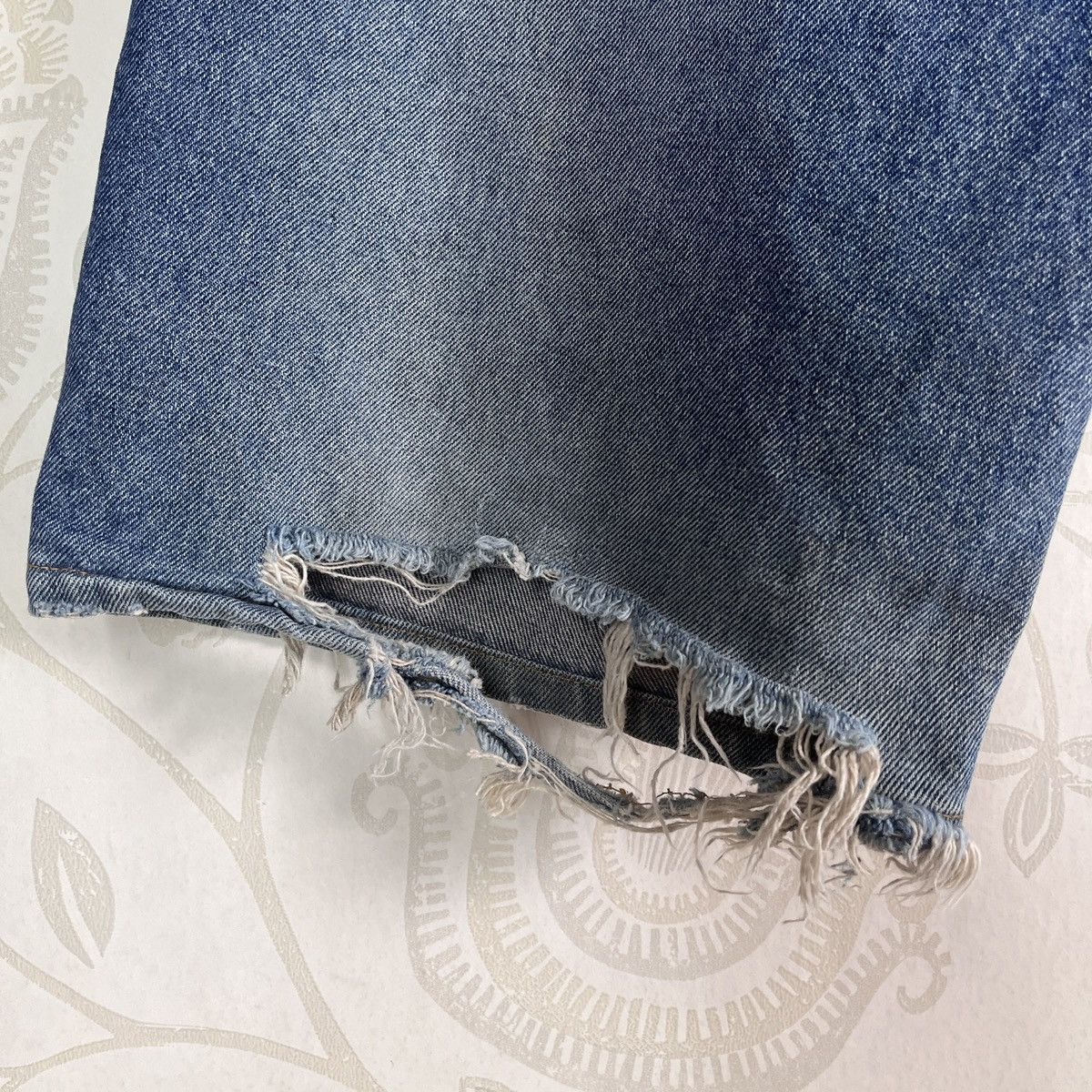 Japanese Brand Ripped Leg D-Hygen Americanino Baggy Denim Baggy Jeans Size US 32 / EU 48 - 21 Thumbnail