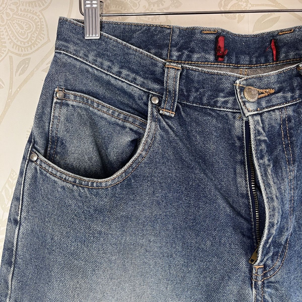 Japanese Brand Ripped Leg D-Hygen Americanino Baggy Denim Baggy Jeans Size US 32 / EU 48 - 10 Thumbnail