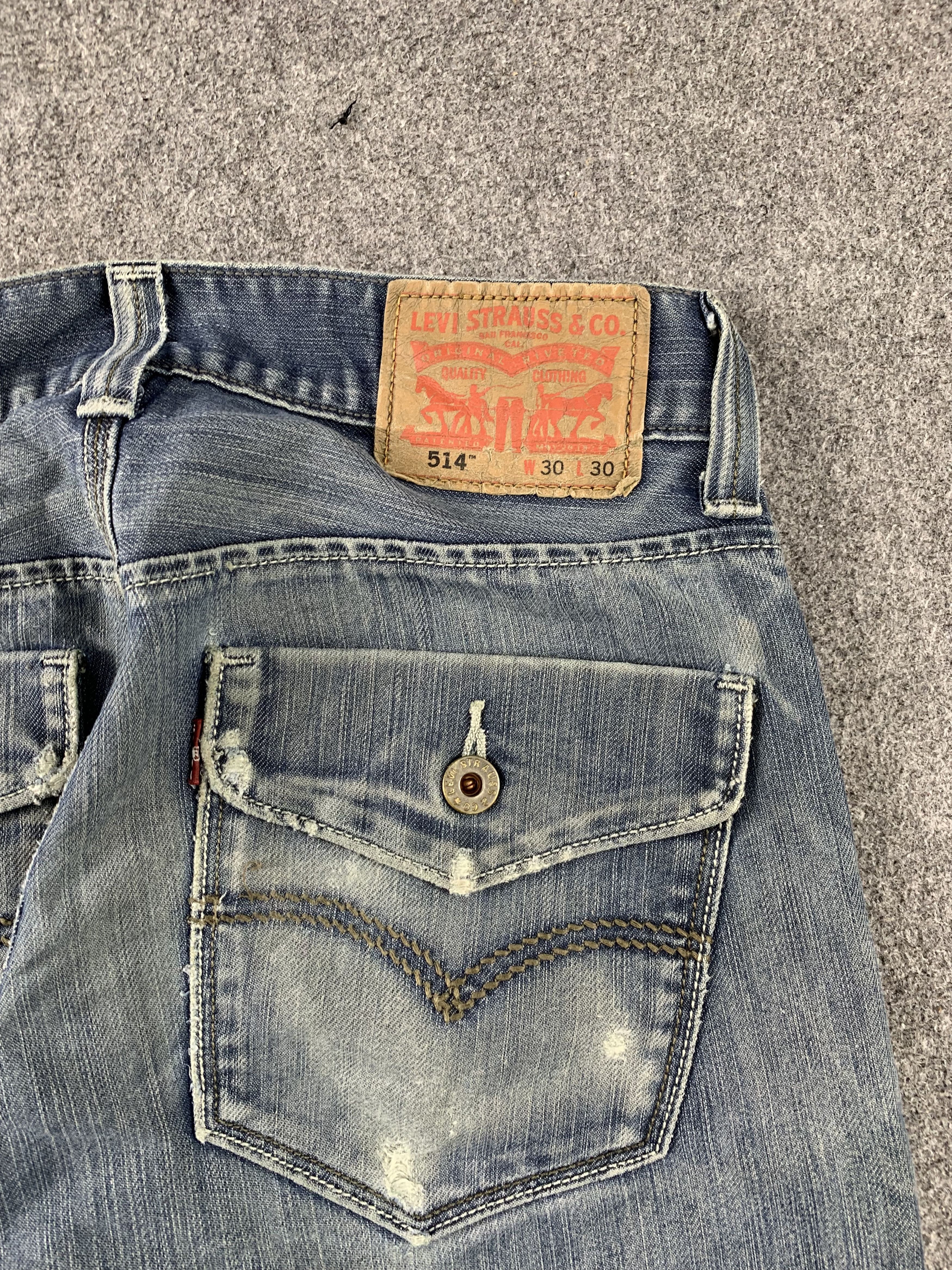 Levi's Vintage Levis 514 Faded Blue Jeans DP1969 Size US 30 / EU 46 - 18 Thumbnail