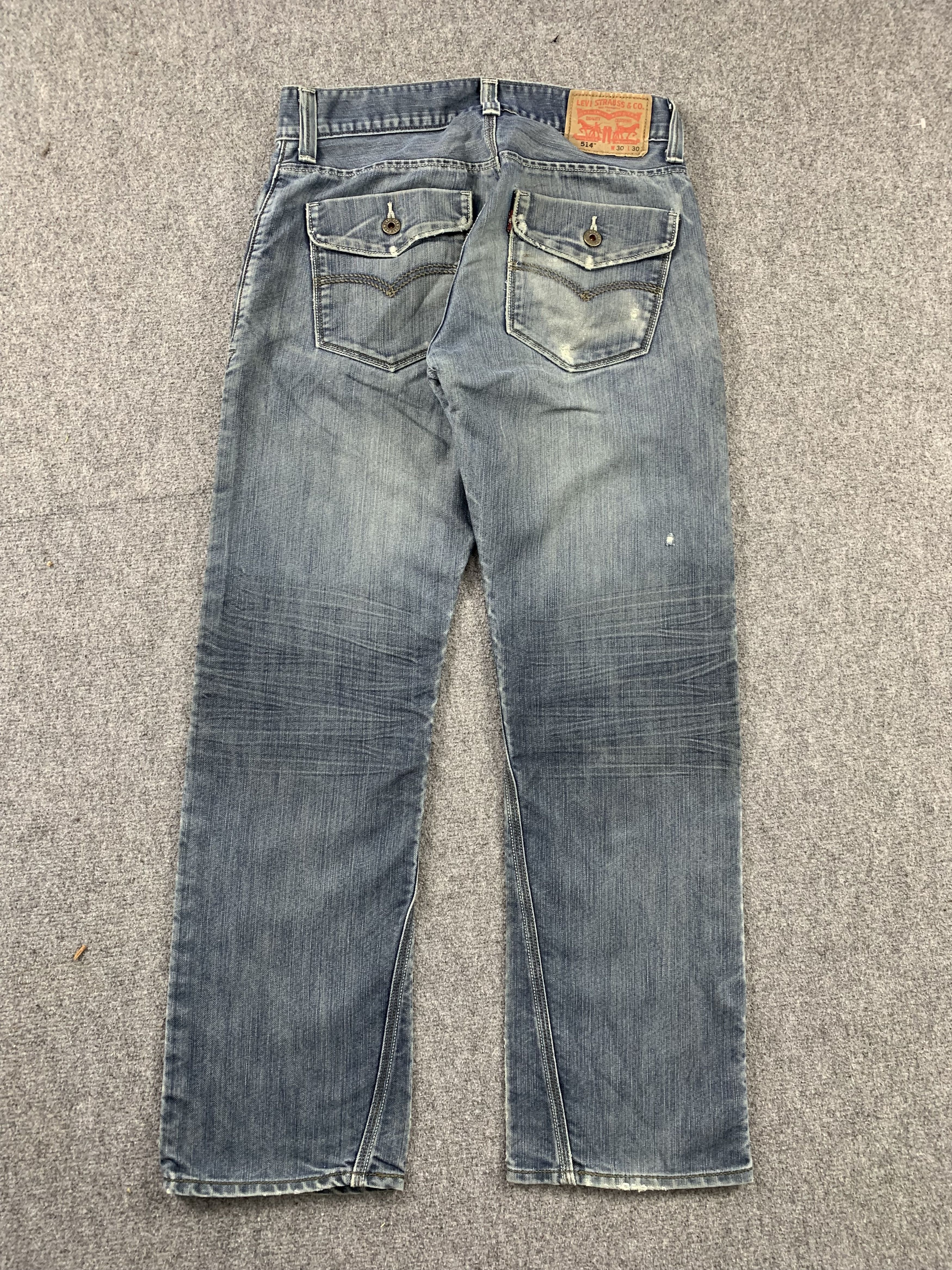 Levi's Vintage Levis 514 Faded Blue Jeans DP1969 Size US 30 / EU 46 - 4 Thumbnail