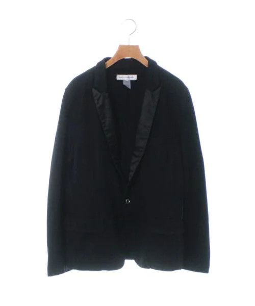 Light Jackets Black Tailored Collar Switch Wool