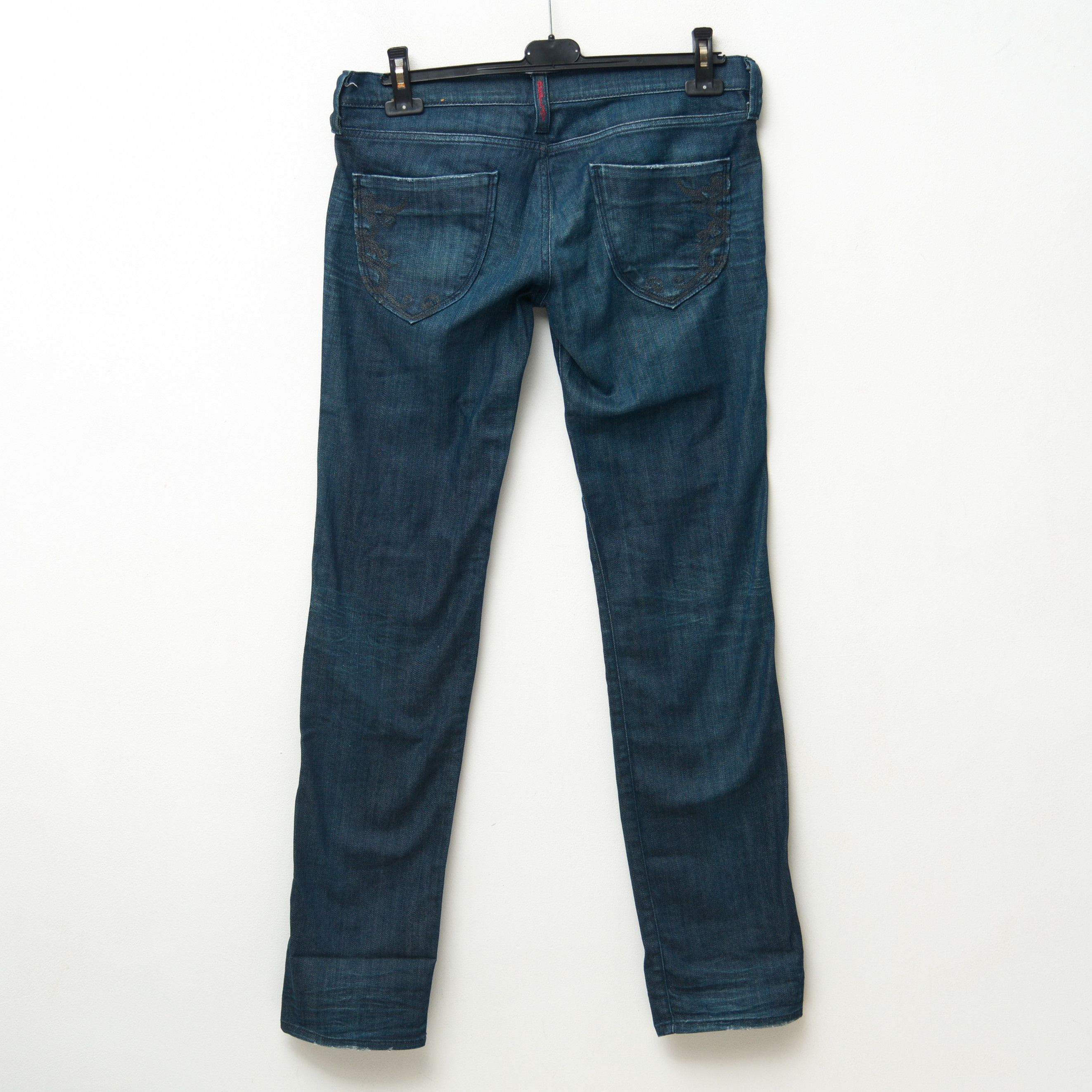 Replay W33 L34 Straight Jeans Denim Trousers Pants Regular Fit Zip Size 33" - 3 Thumbnail
