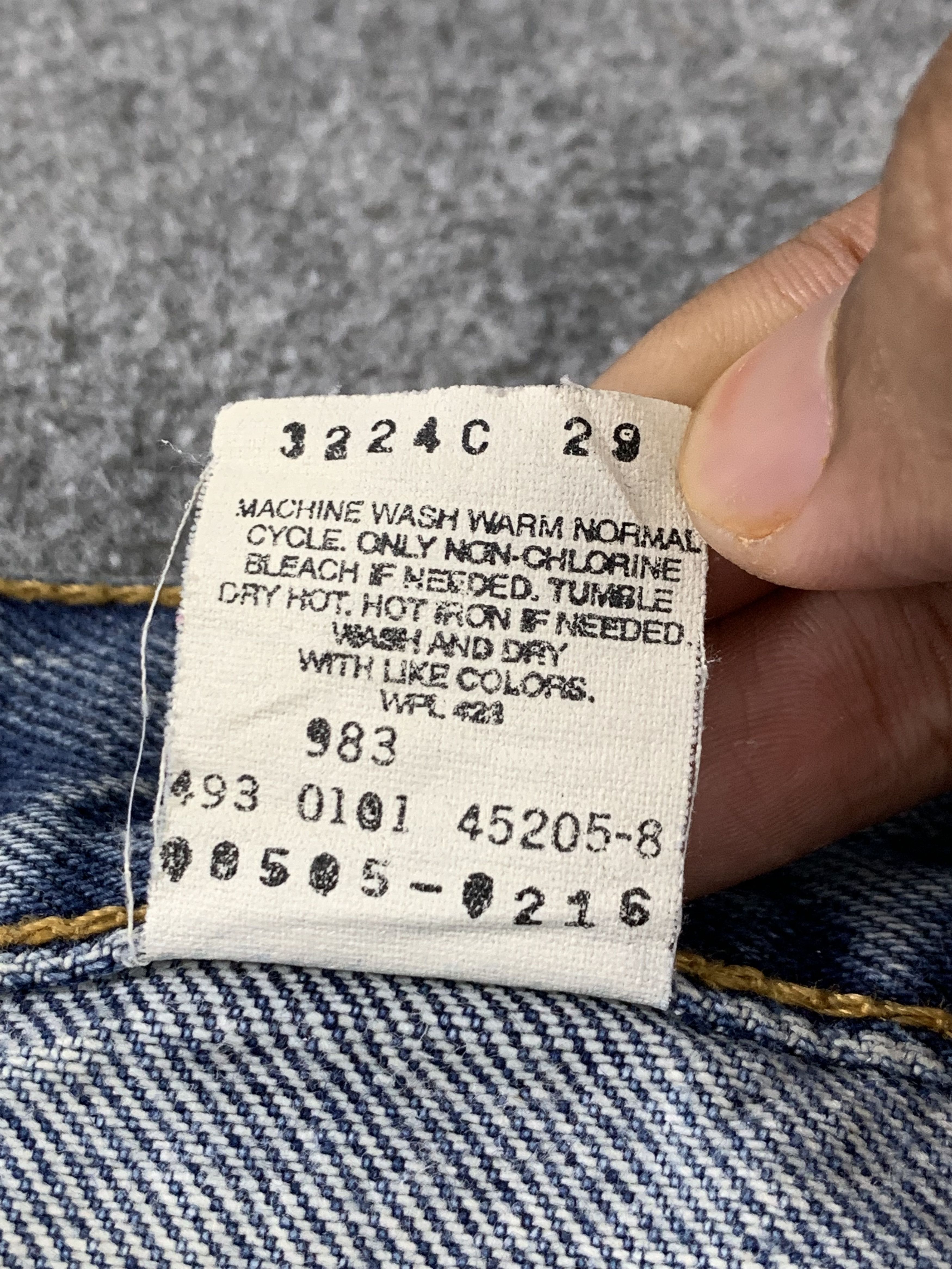 Levi's Vintage 90s Levis 505 Faded Blue Jeans DP1972 Size US 39 - 6 Thumbnail
