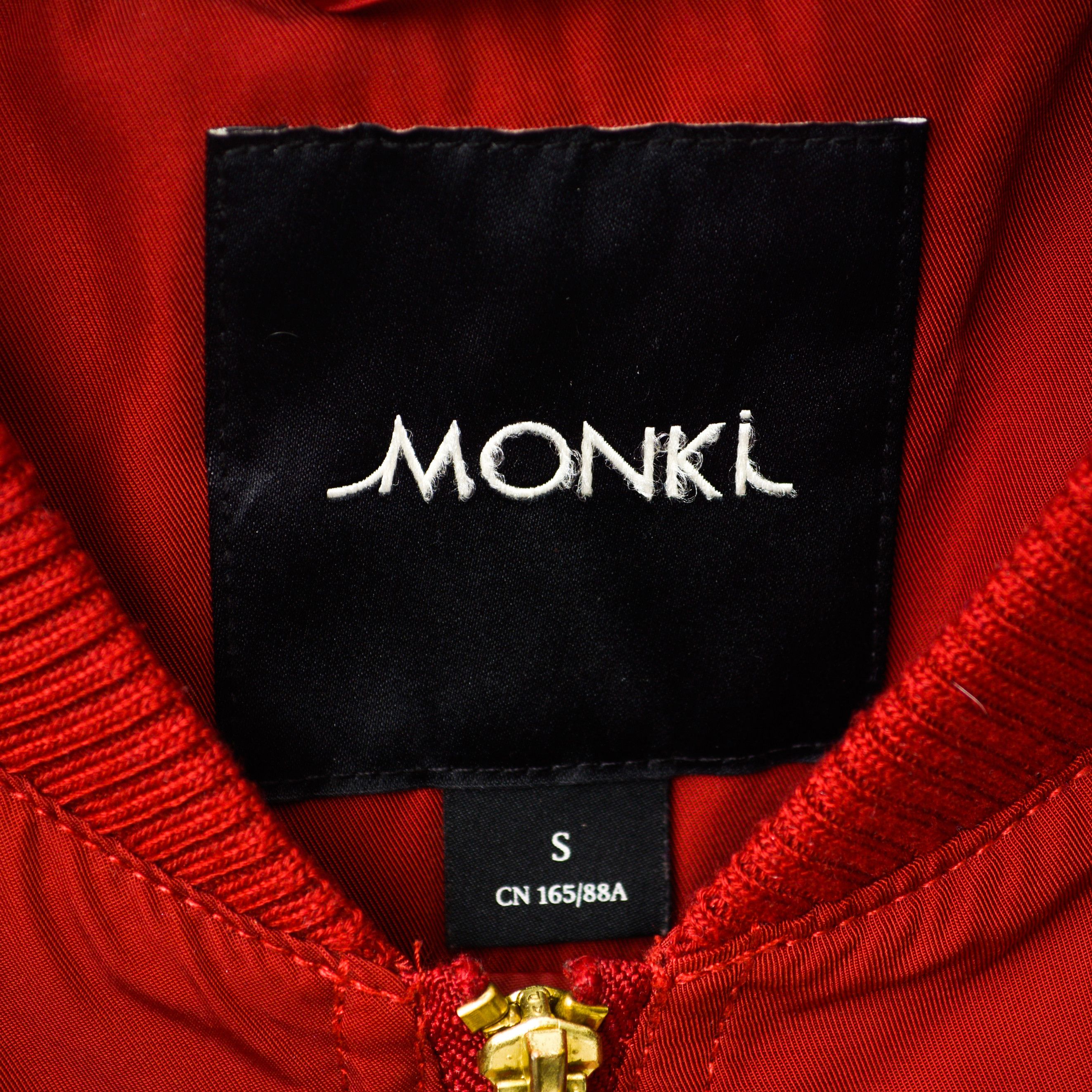 Other MONKI Bomber Varsity Jacket Zip Up Coat Jumper Long Sleeve Size S / US 4 / IT 40 - 3 Thumbnail