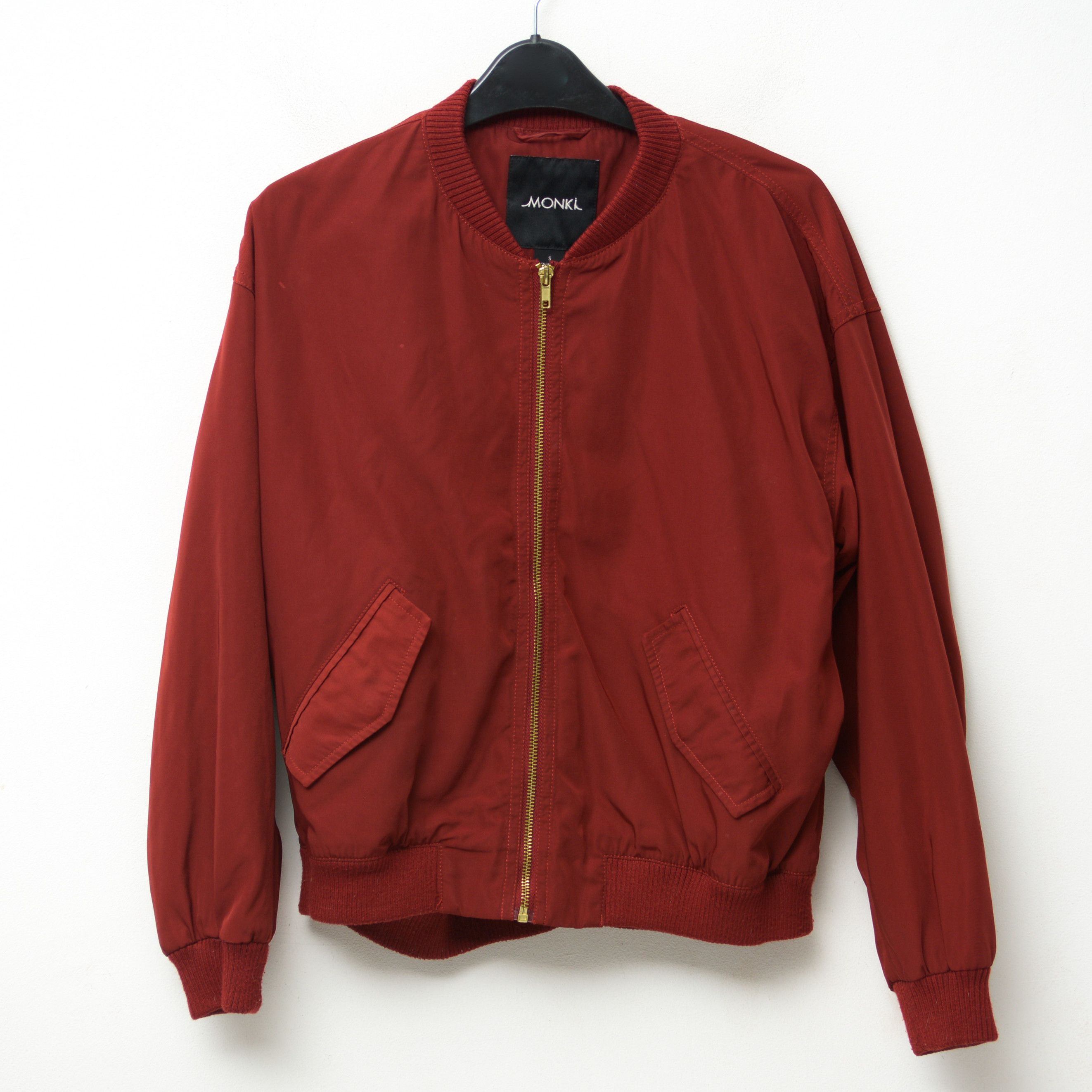 Other MONKI Bomber Varsity Jacket Zip Up Coat Jumper Long Sleeve Size S / US 4 / IT 40 - 1 Thumbnail