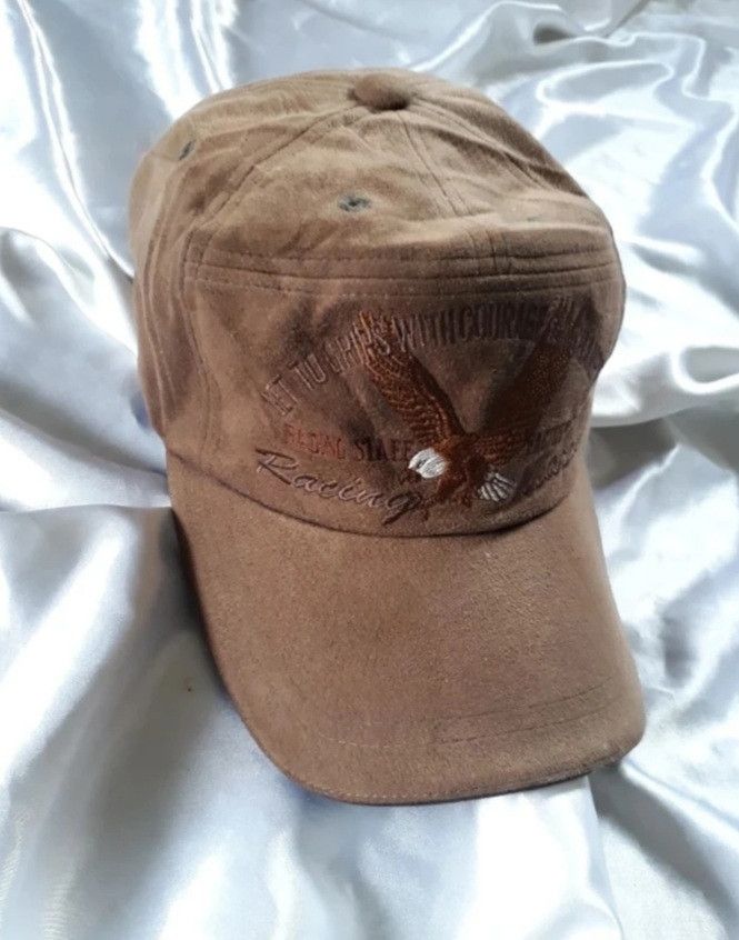 Japanese Brand 💥Vintage Eagle brown Embroidery cap Size ONE SIZE - 8 Thumbnail