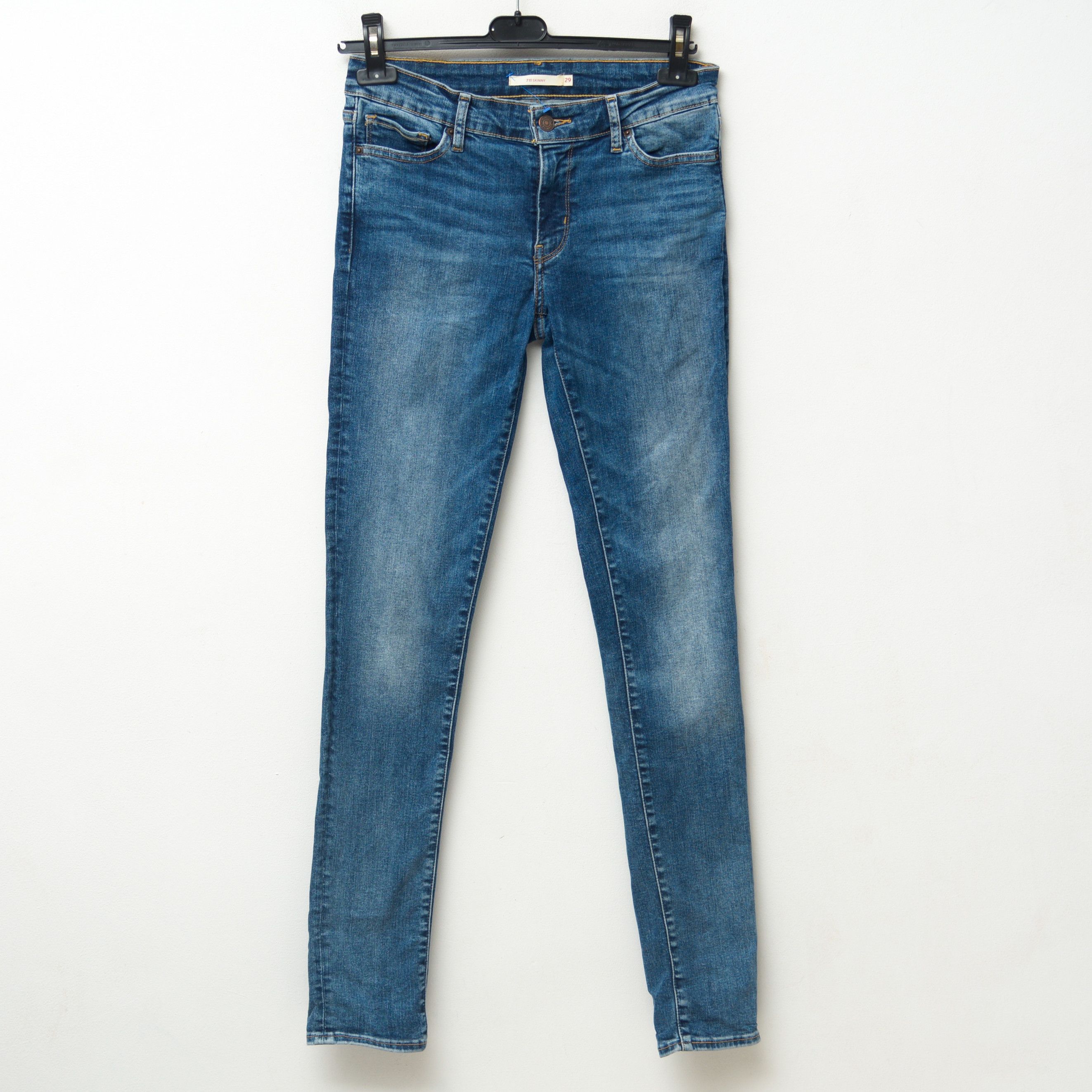 Levi's 711 W29 L32 Skinny Jeans Trousers Slim Pants Denim Stretchy Size 29" - 1 Thumbnail
