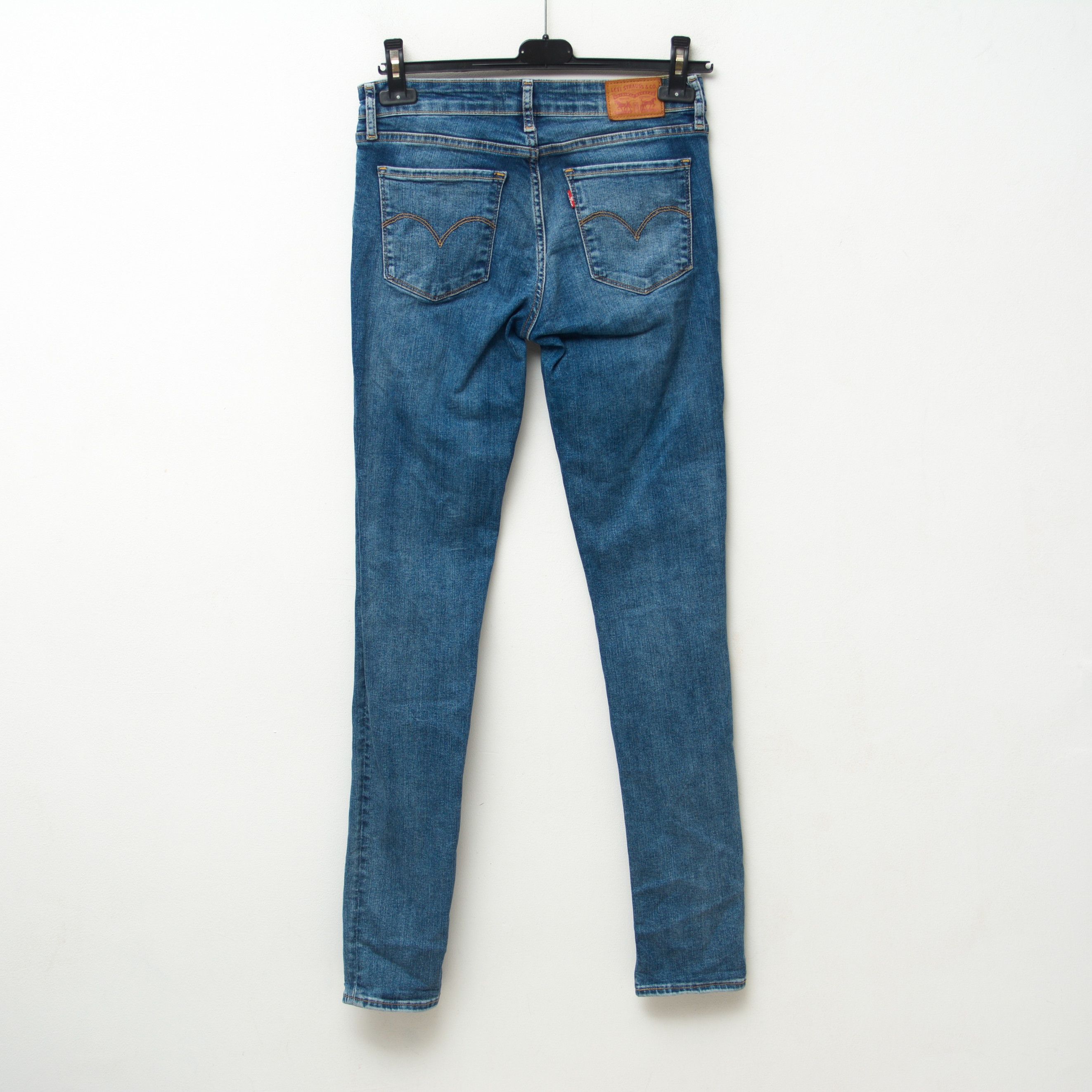 Levi's 711 W29 L32 Skinny Jeans Trousers Slim Pants Denim Stretchy Size 29" - 2 Thumbnail