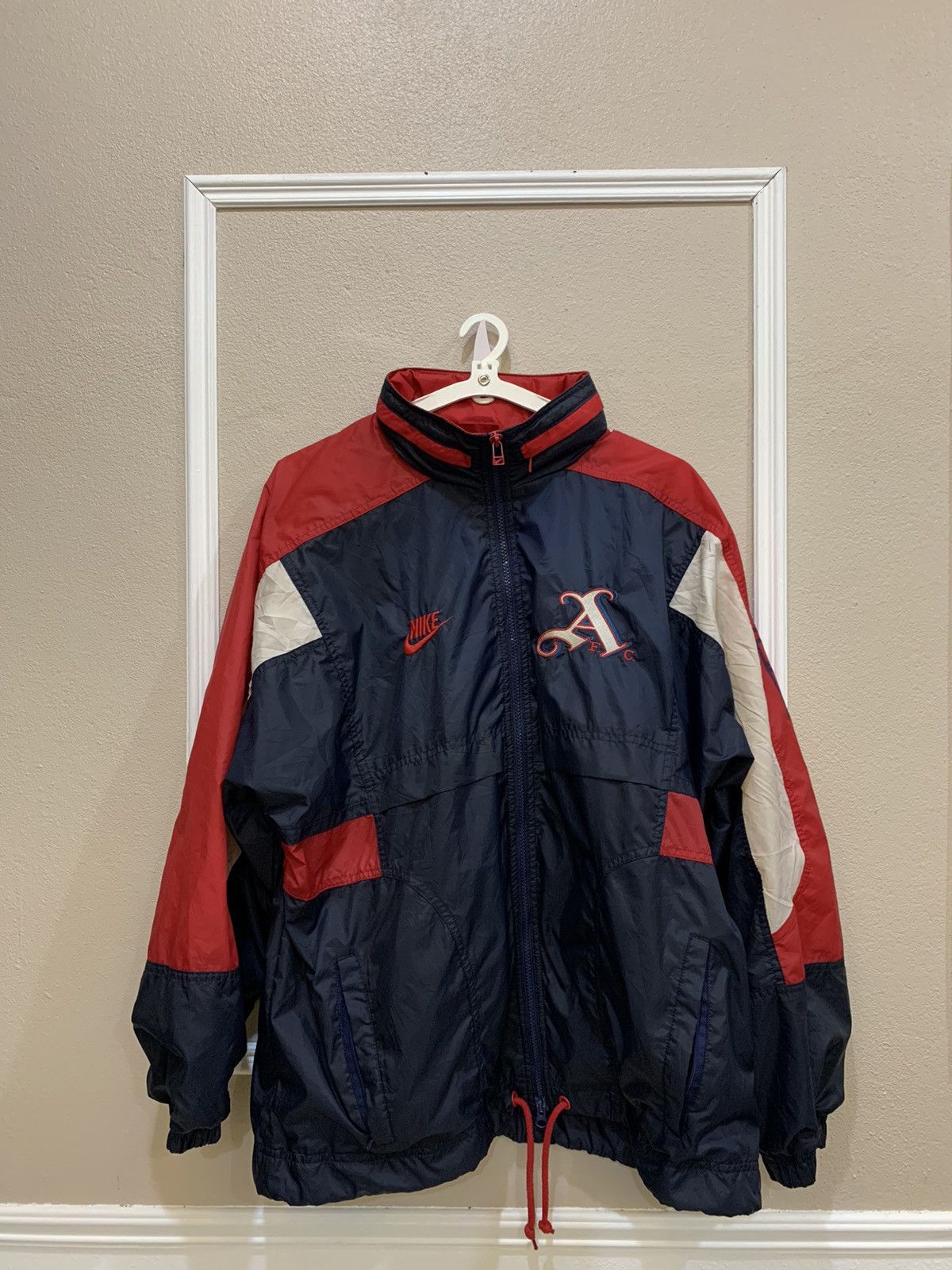 Nike × Vintage VINTAGE NIKE ARSENAL FC 1994-1996 RAIN JACKET