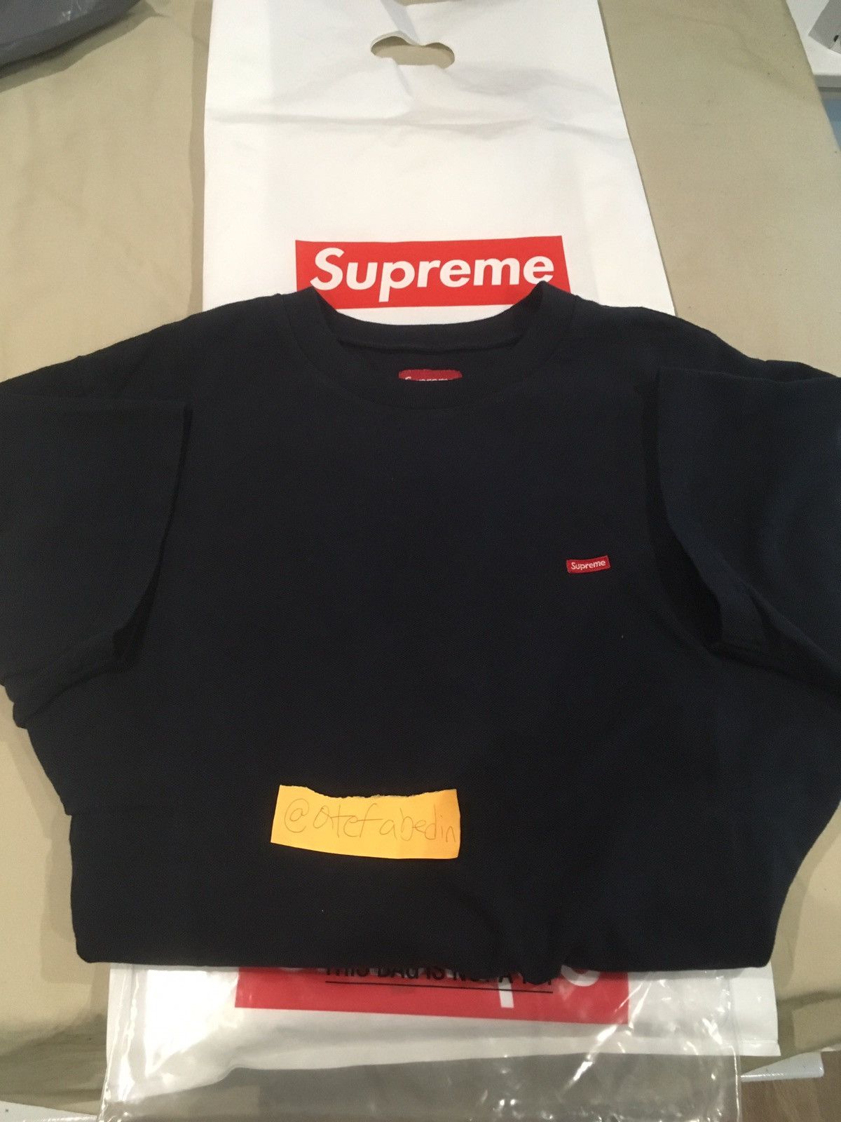 Supreme small box pique tee online