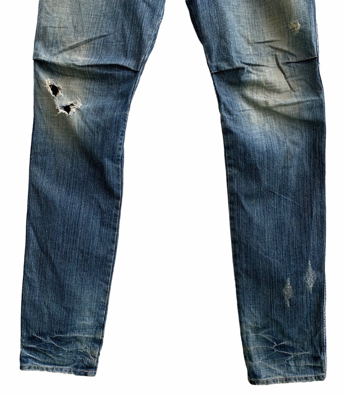 Marithe + Francois Girbaud Japanese Brand Distressed Marithe Francois Gilbaud Size US 32 / EU 48 - 10 Thumbnail
