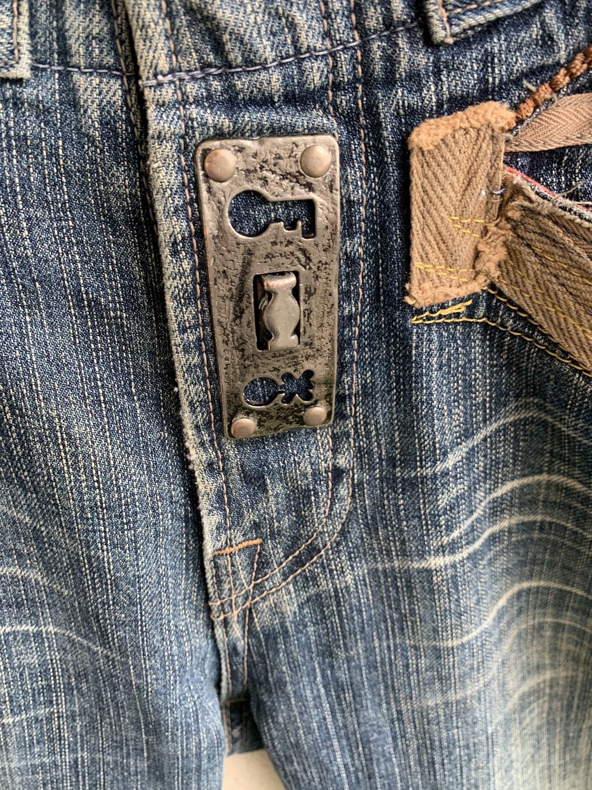 Marithe + Francois Girbaud Japanese Brand Distressed Marithe Francois Gilbaud Size US 32 / EU 48 - 12 Thumbnail