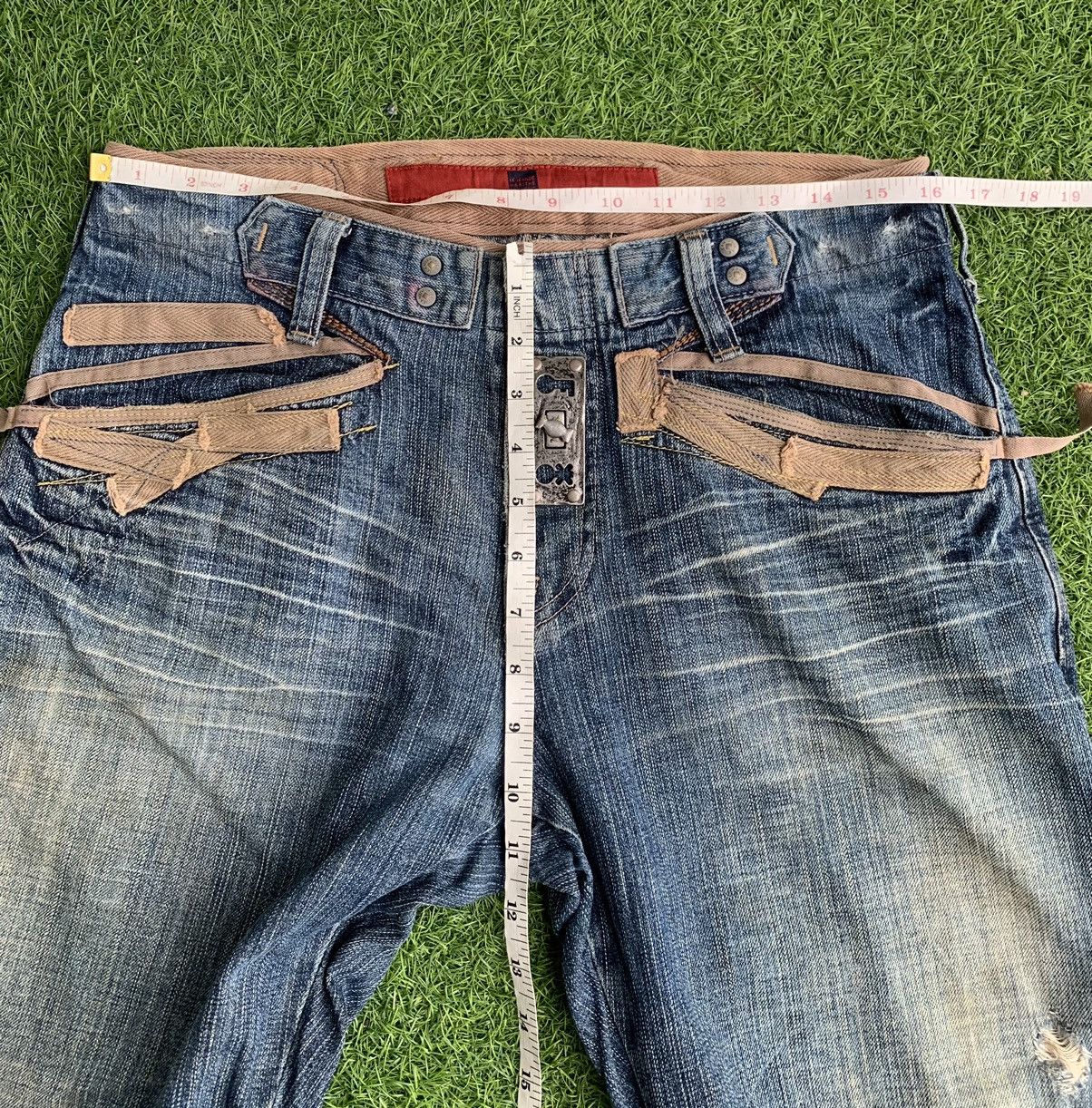 Marithe + Francois Girbaud Japanese Brand Distressed Marithe Francois Gilbaud Size US 32 / EU 48 - 17 Thumbnail
