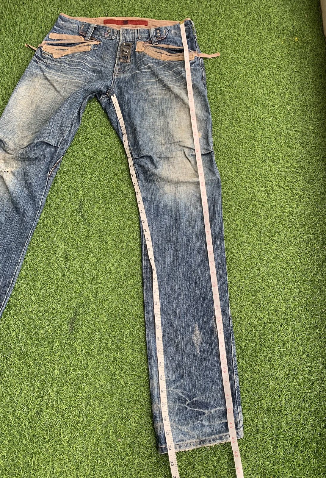 Marithe + Francois Girbaud Japanese Brand Distressed Marithe Francois Gilbaud Size US 32 / EU 48 - 20 Thumbnail
