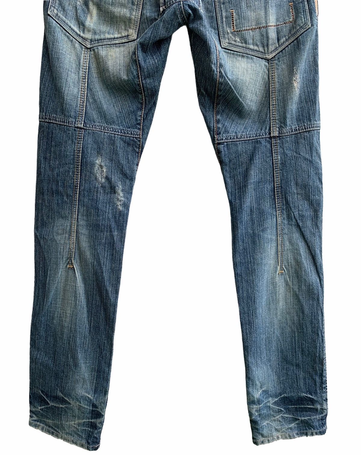 Marithe + Francois Girbaud Japanese Brand Distressed Marithe Francois Gilbaud Size US 32 / EU 48 - 4 Thumbnail