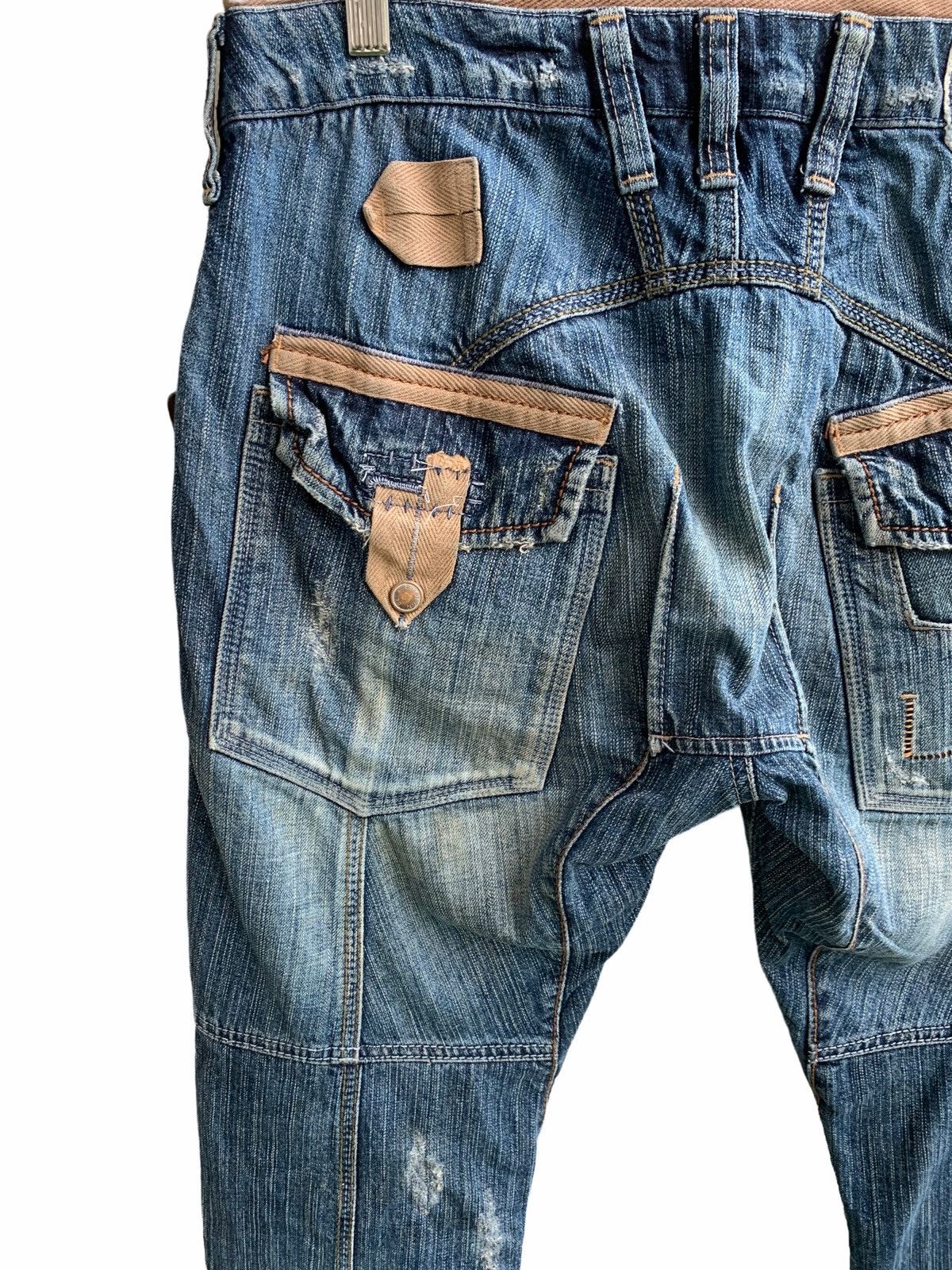 Marithe + Francois Girbaud Japanese Brand Distressed Marithe Francois Gilbaud Size US 32 / EU 48 - 8 Thumbnail