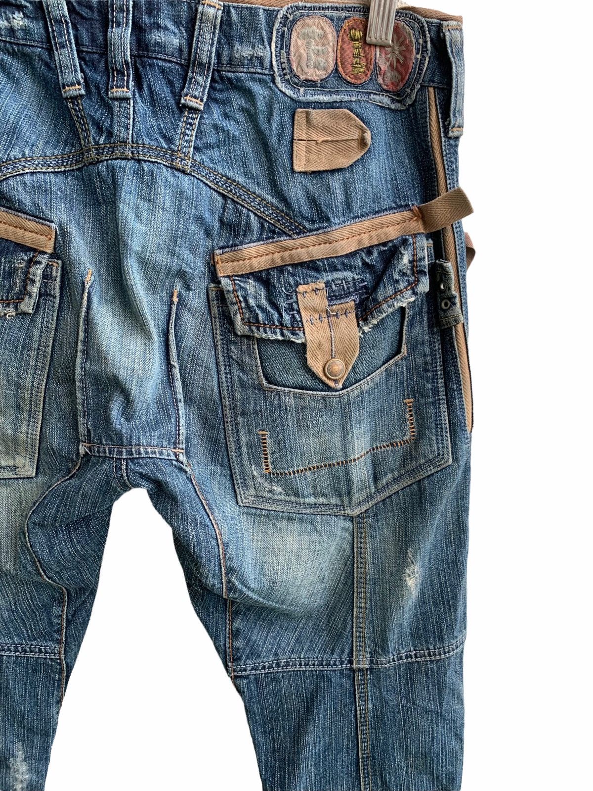 Marithe + Francois Girbaud Japanese Brand Distressed Marithe Francois Gilbaud Size US 32 / EU 48 - 9 Thumbnail