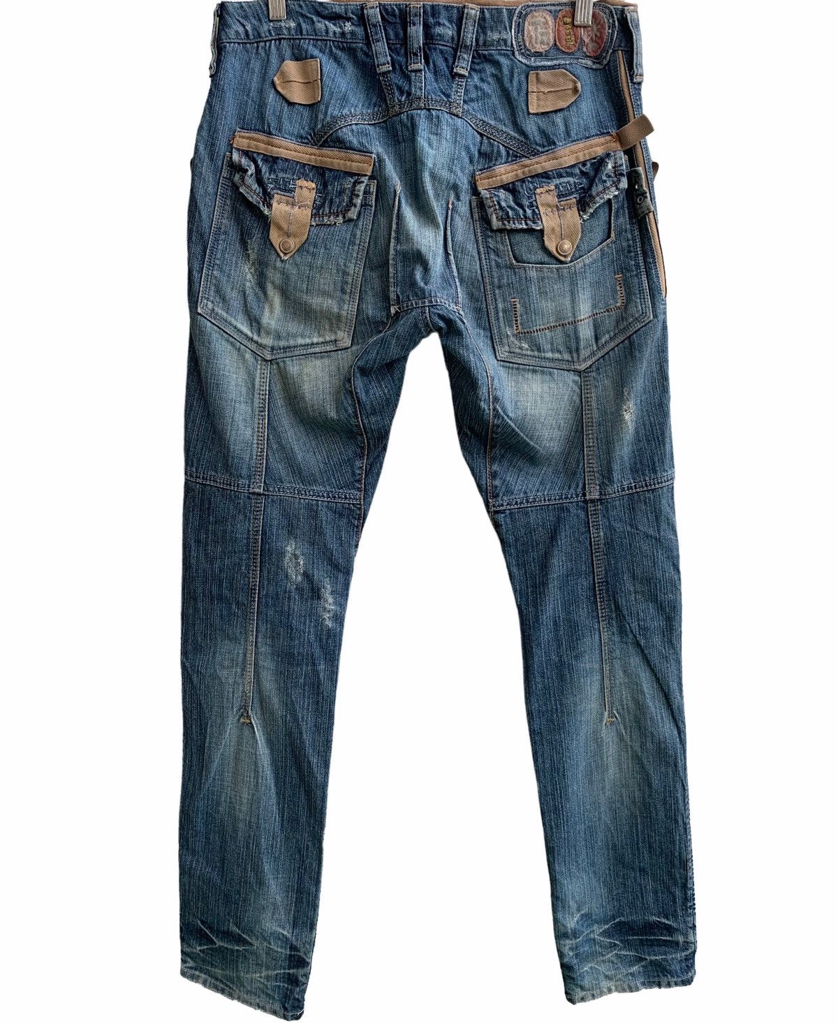 Marithe + Francois Girbaud Japanese Brand Distressed Marithe Francois Gilbaud Size US 32 / EU 48 - 2 Thumbnail
