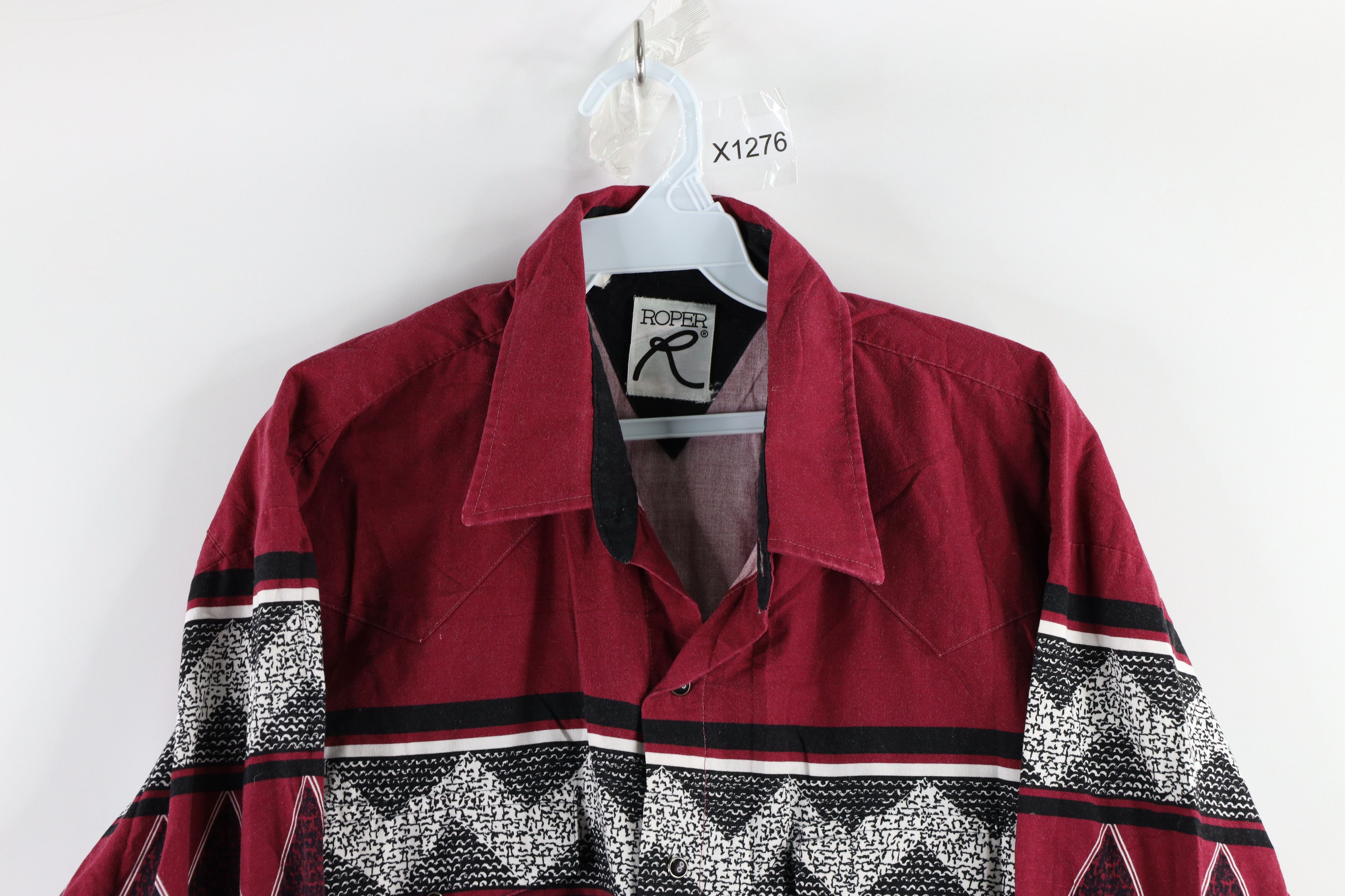 Vintage Vintage 90s Streetwear Southwestern Geometric Button Shirt Size US XL / EU 56 / 4 - 2 Preview